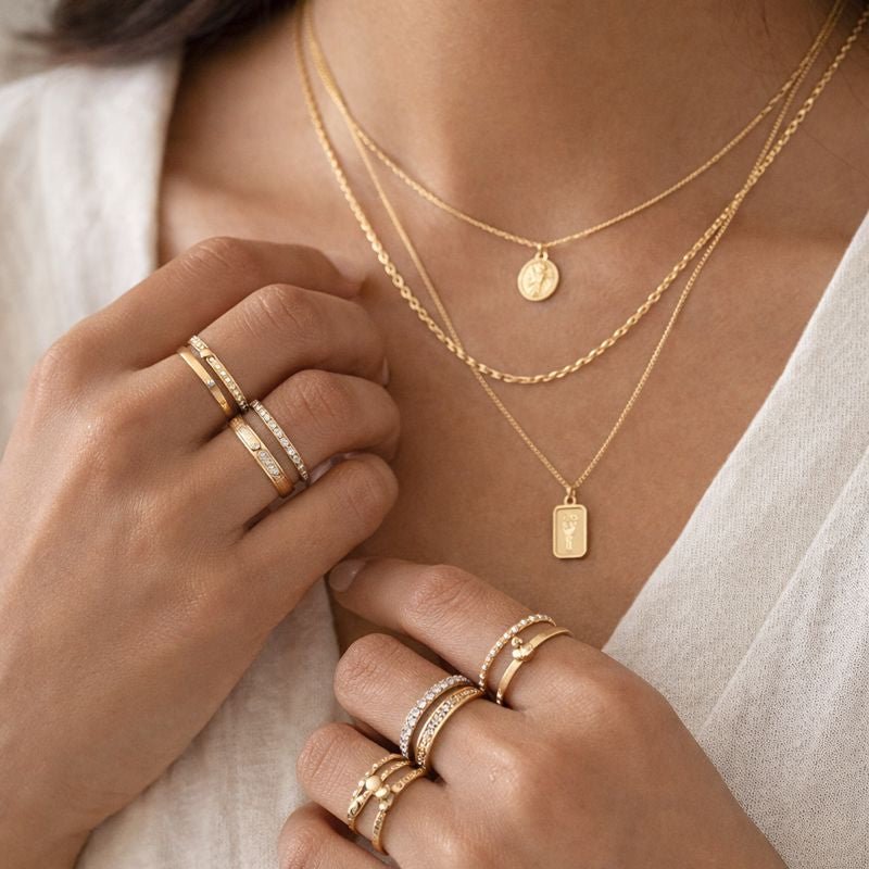The Art of Jewellery Stacking: Bangles, Rings & Necklaces - Upakarna
