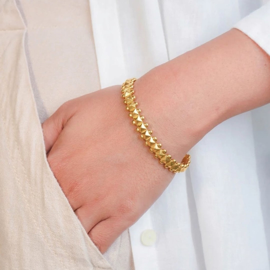 Imperial Edge Cuff Bangle