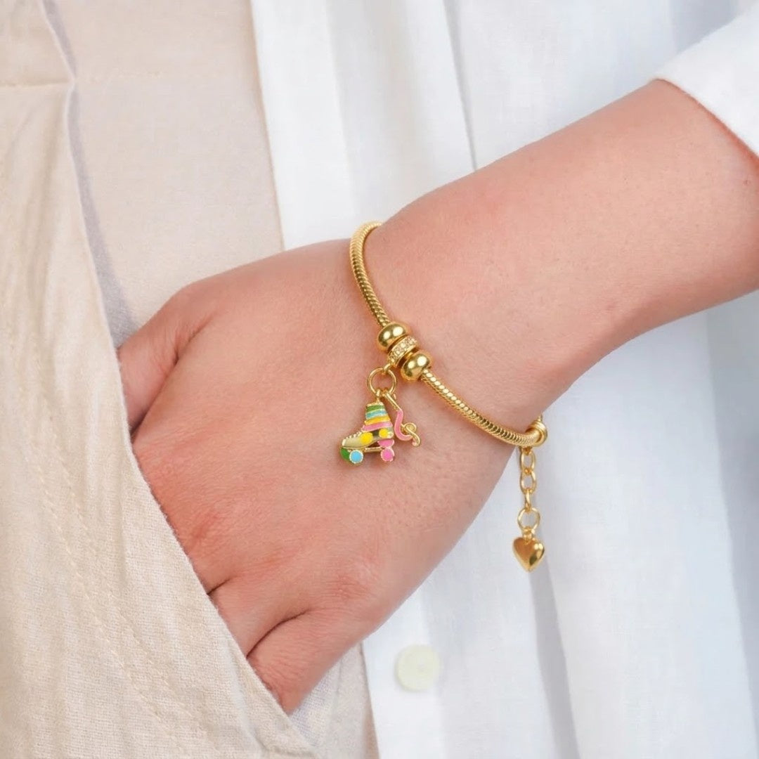 Roller Charm Bracelet
