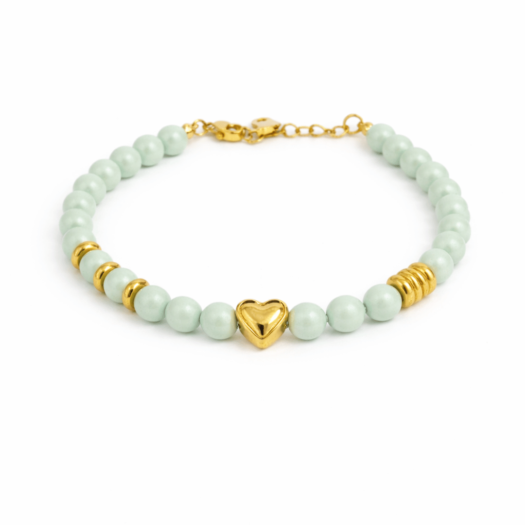 Gilded Heart Bracelet