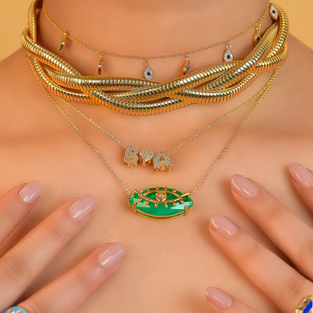 Mini Mystical Gaze Evil Eye Choker