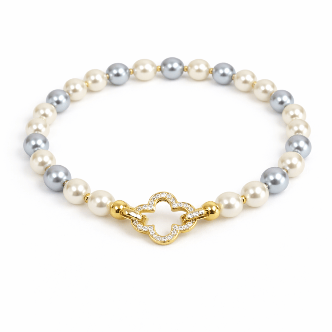 Pearl Clover Bracelet