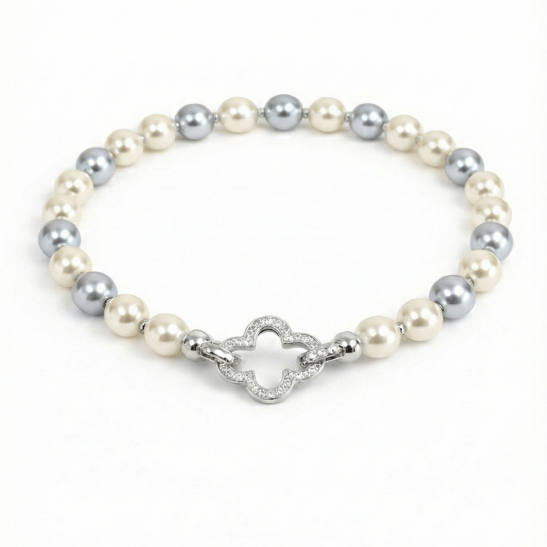 Pearl Clover Bracelet
