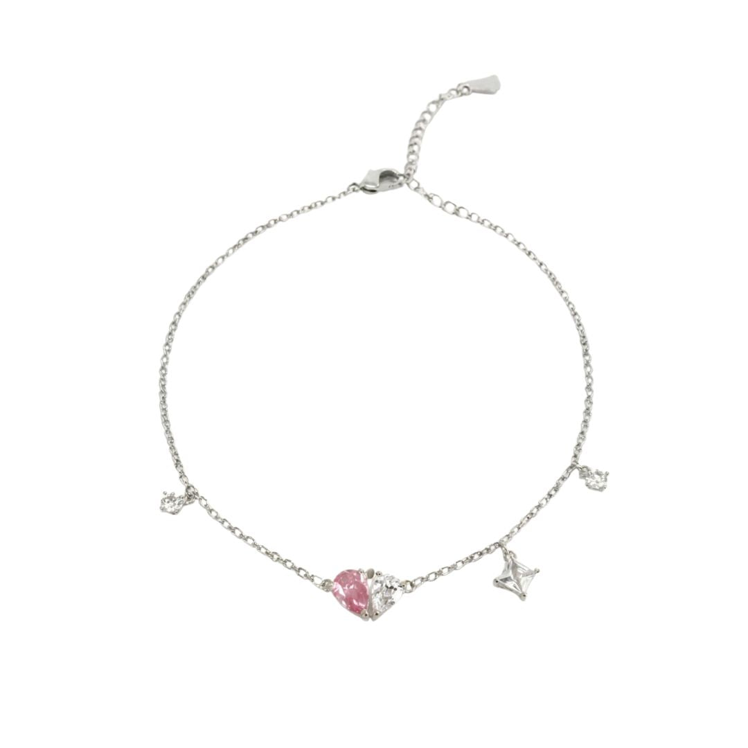 Sweetheart Sparkle Anklet