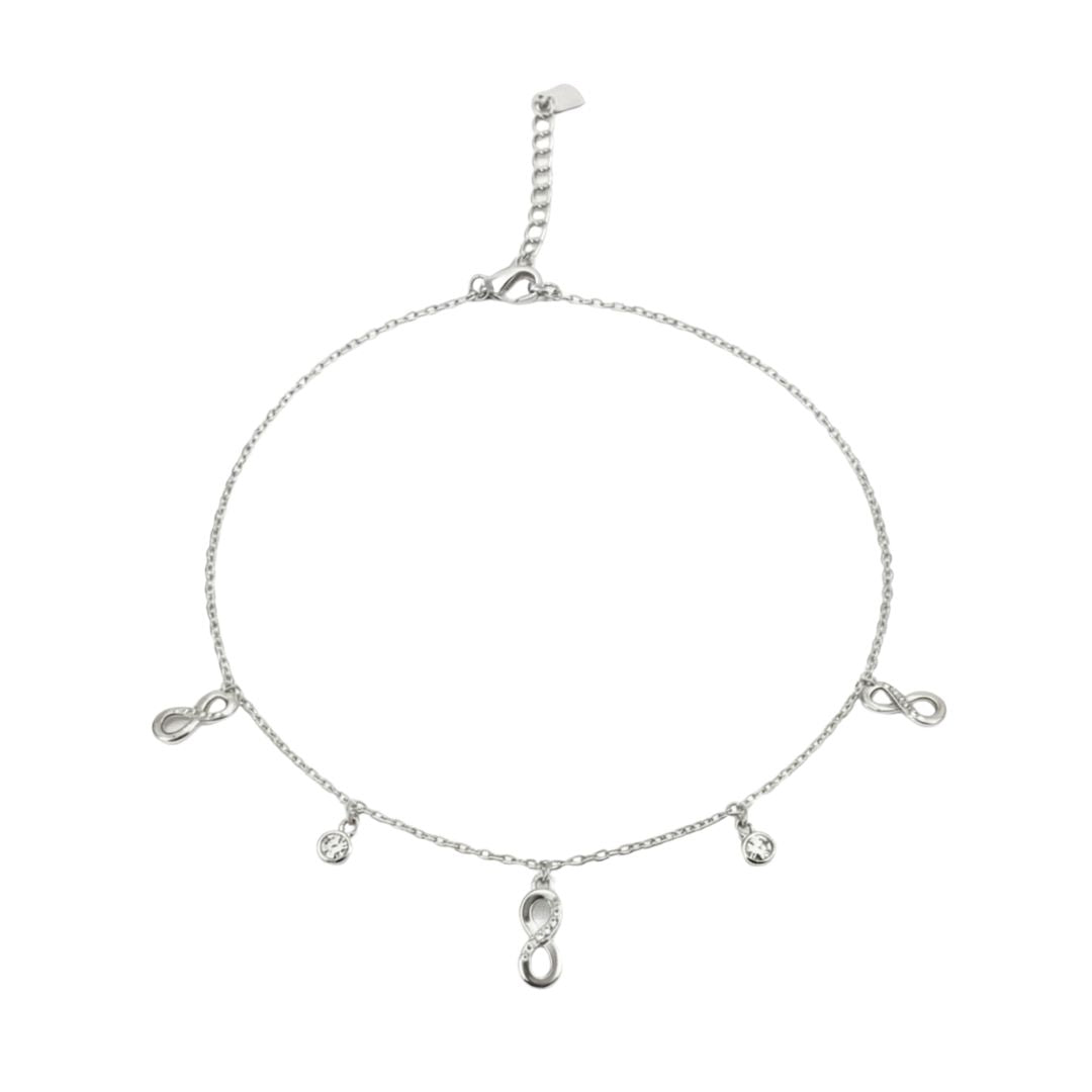 Sparkle Infinity Anklet