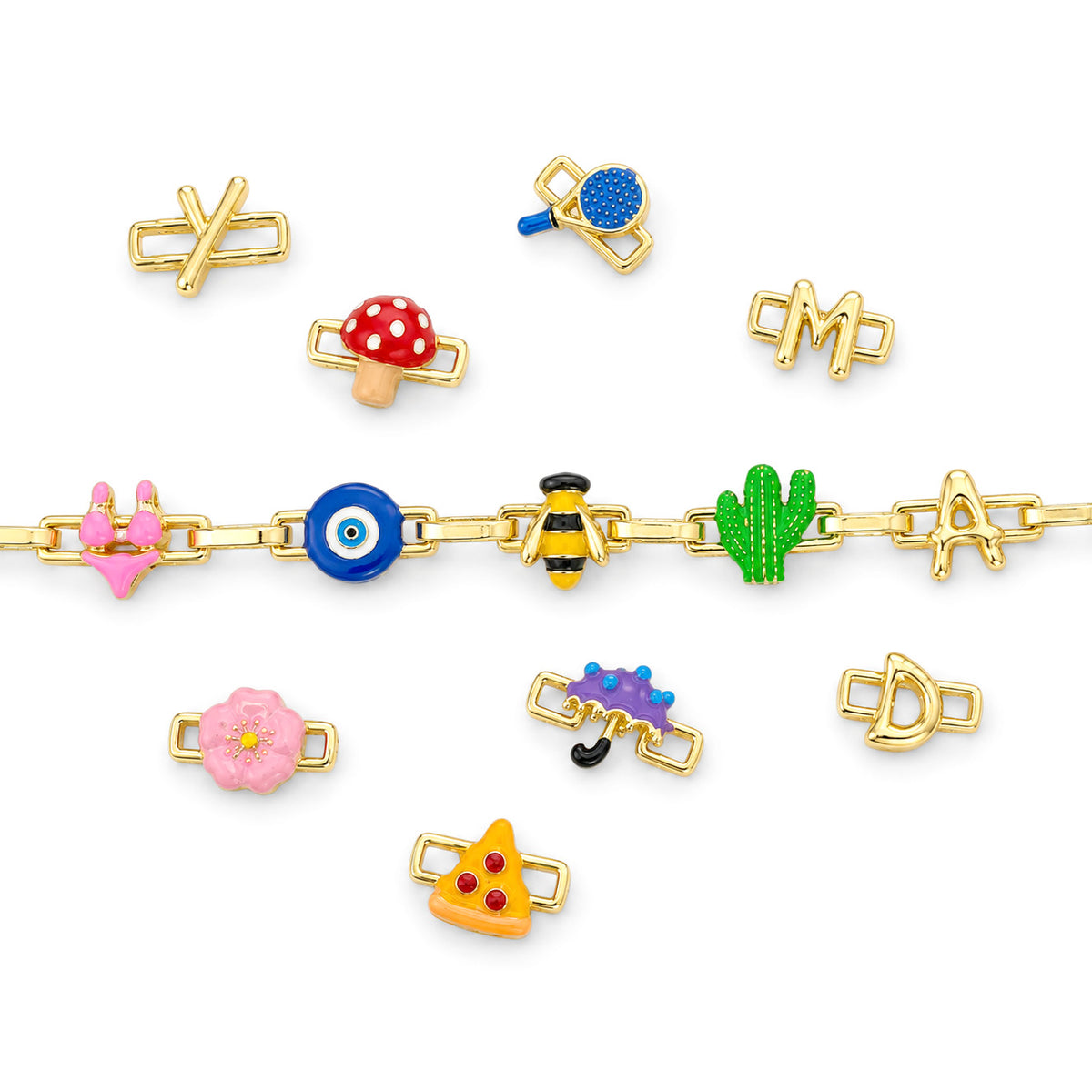 DIY Kids Link Charm Bracelet | Anti-Tarnish