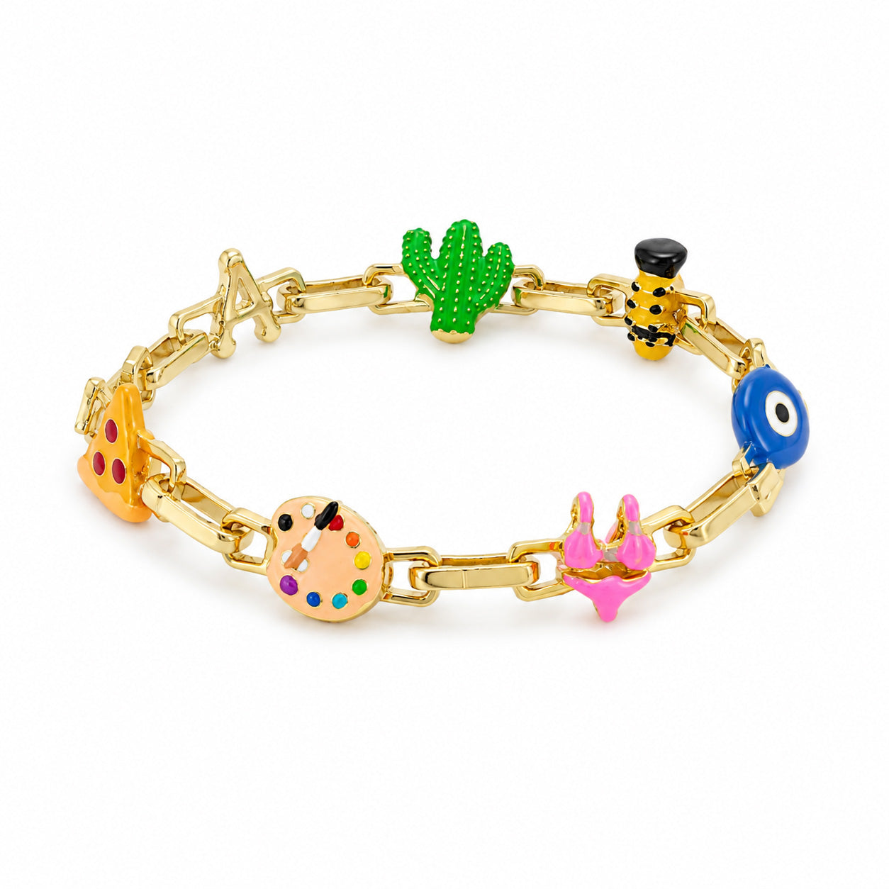 DIY Kids Link Charm Bracelet | Anti-Tarnish