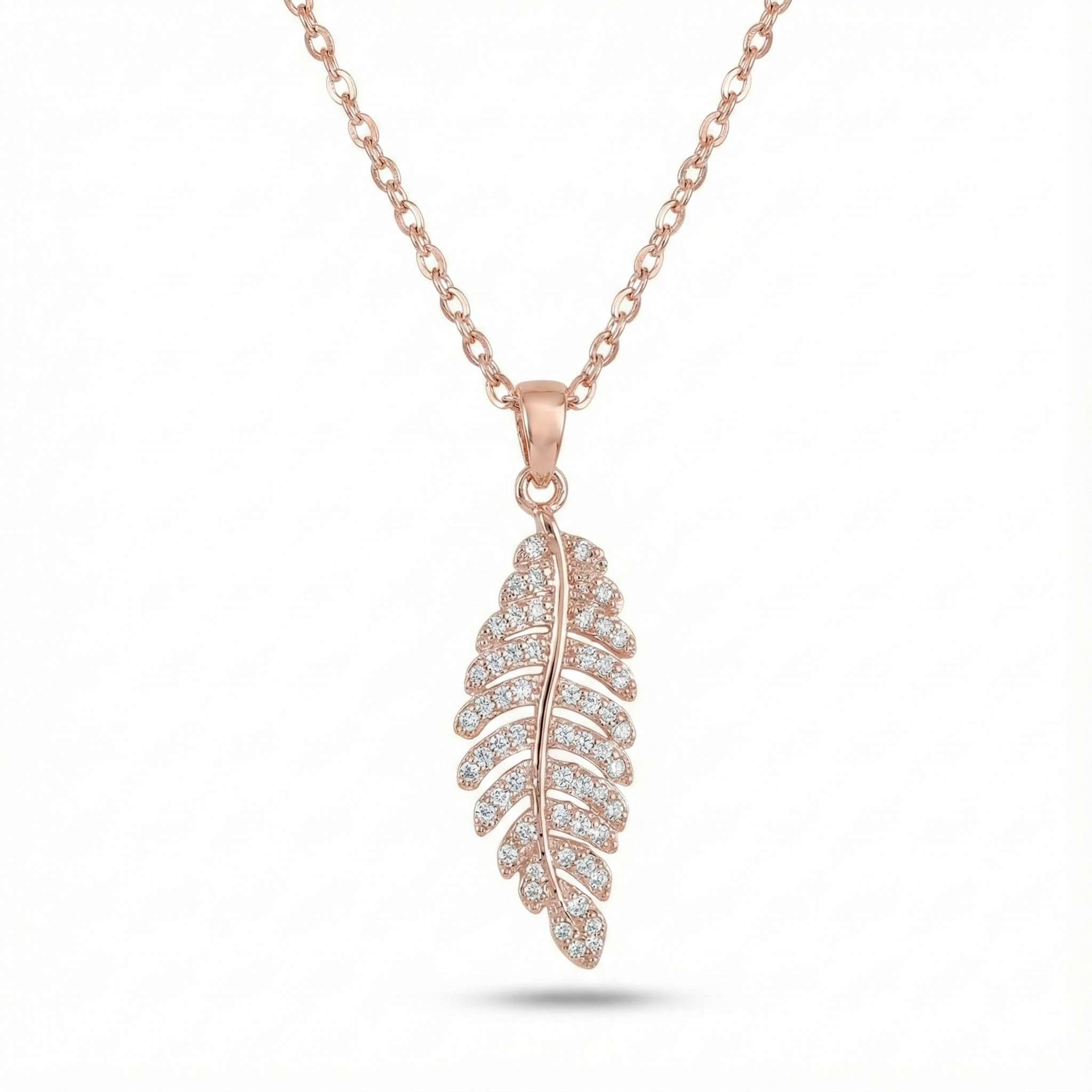 Feather Sparkling Necklace