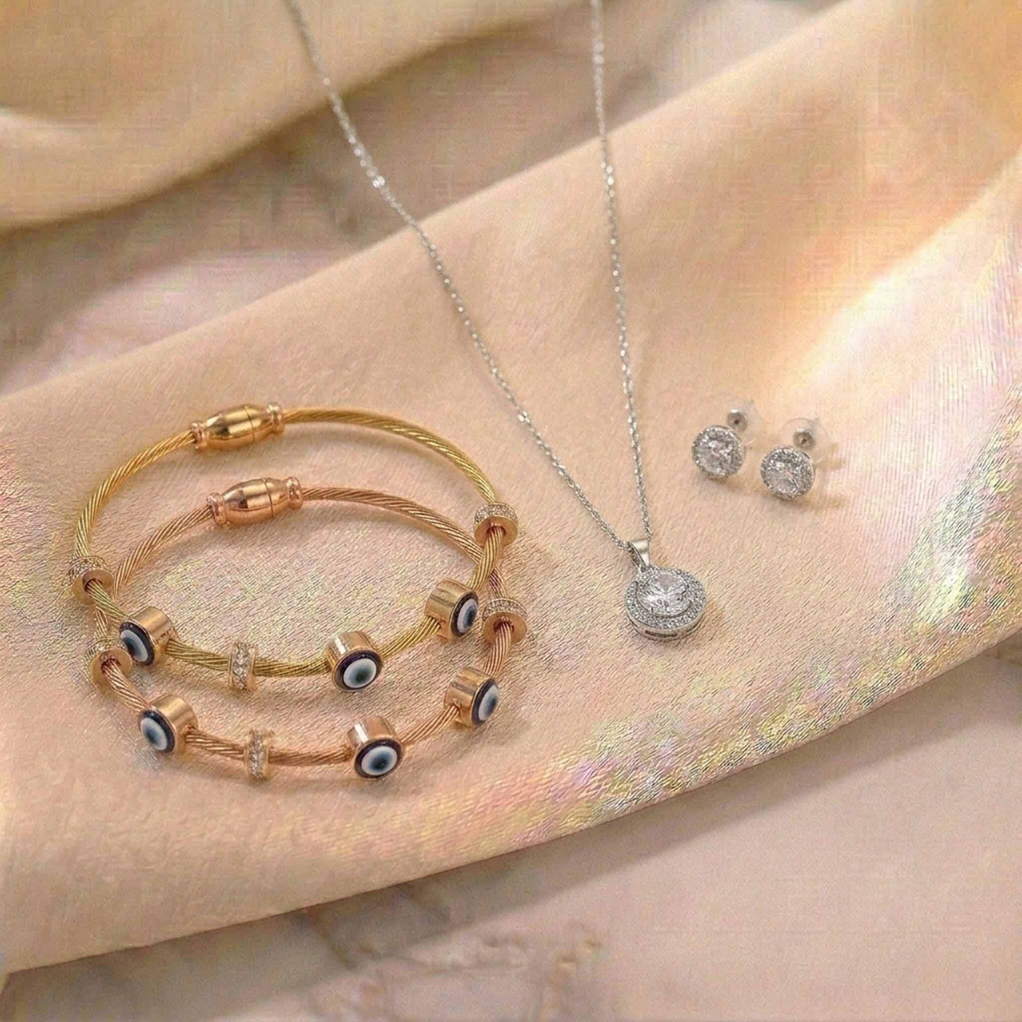 Evil Eye Jewelry Set (30% OFF)