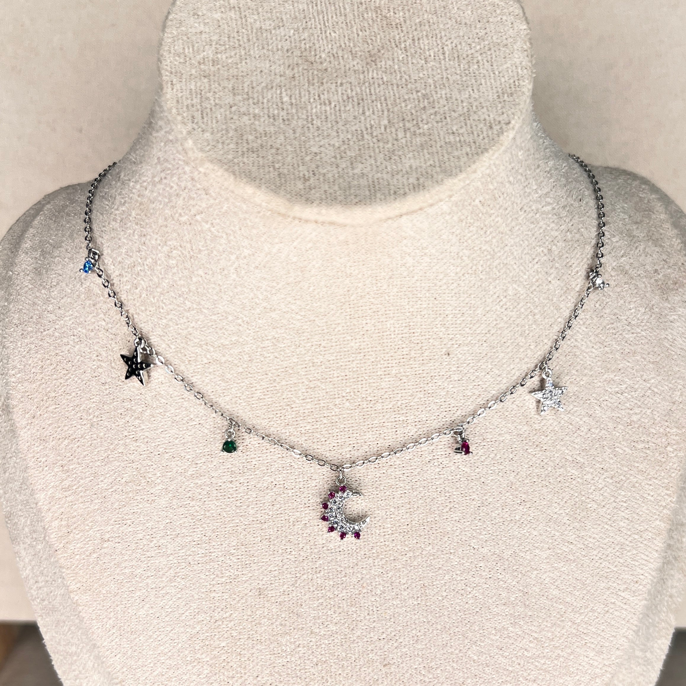 Ethereal Emerald Medley Choker