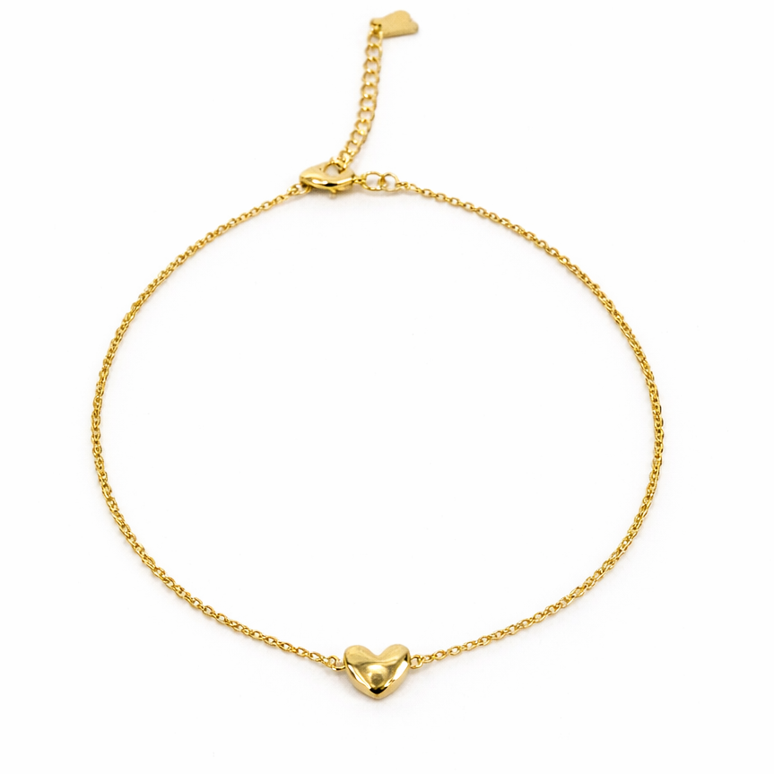 Petite Heart Anklet