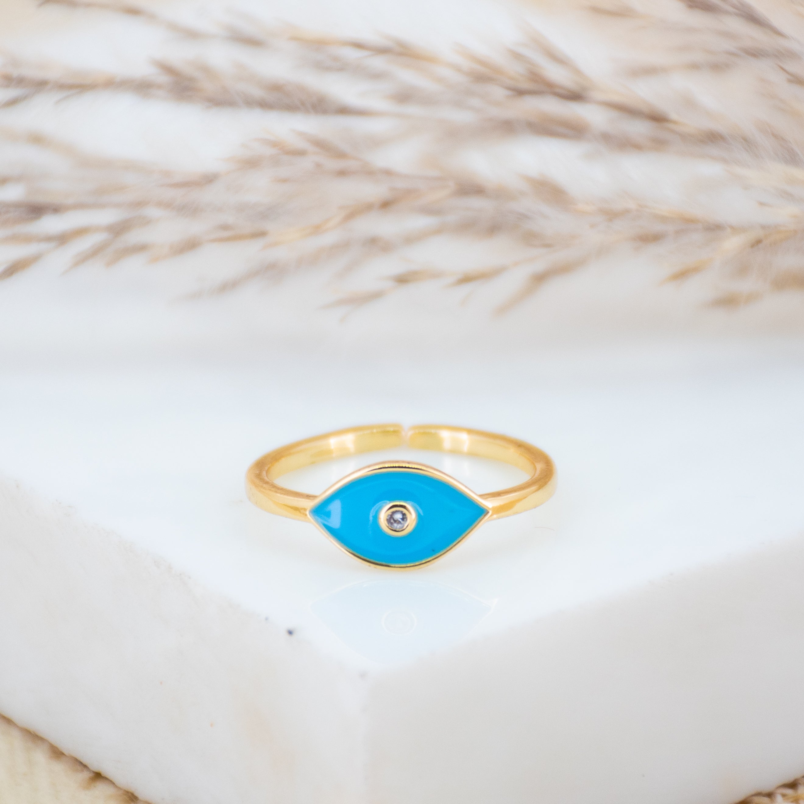 Evil Eye Pastel Ring