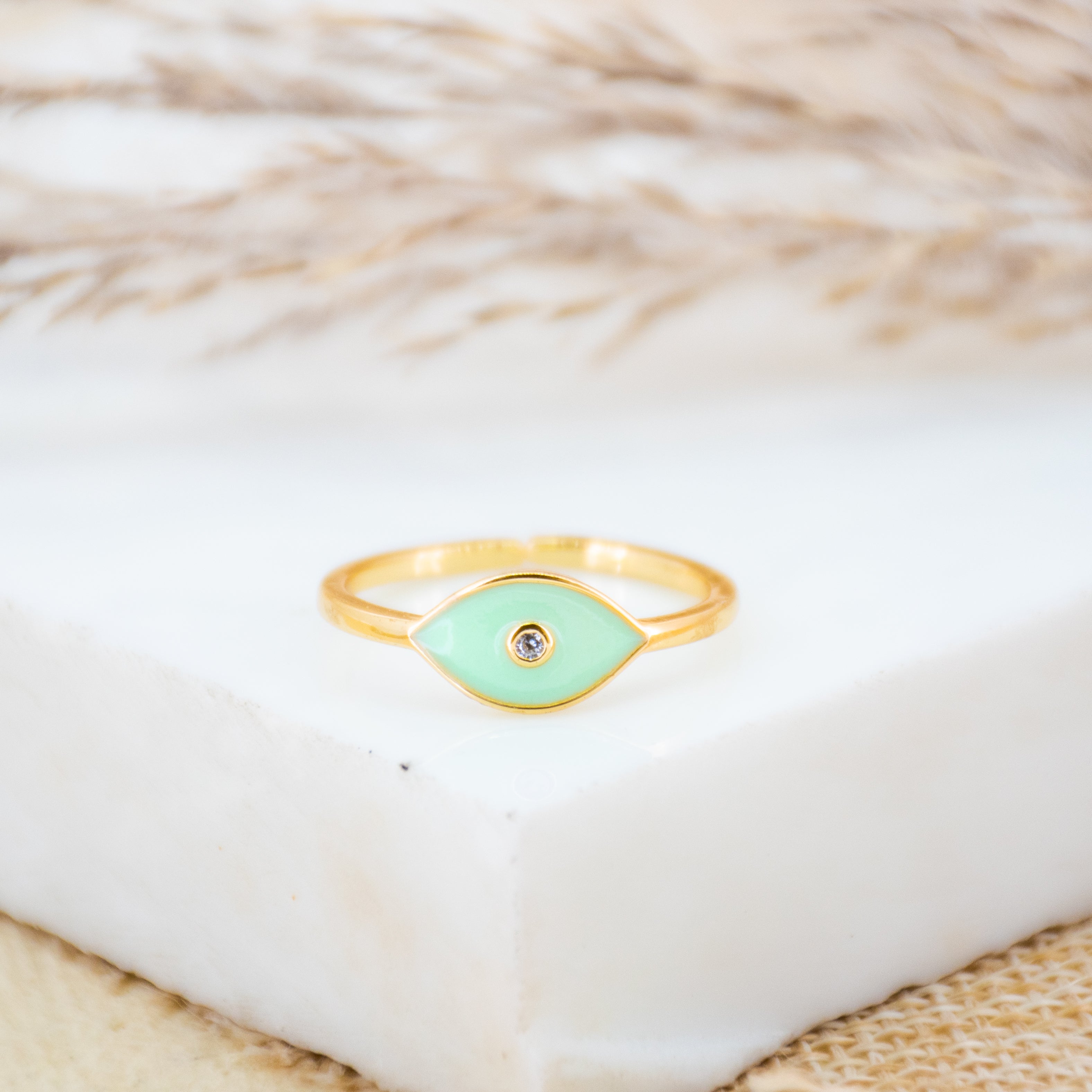 Evil Eye Pastel Ring