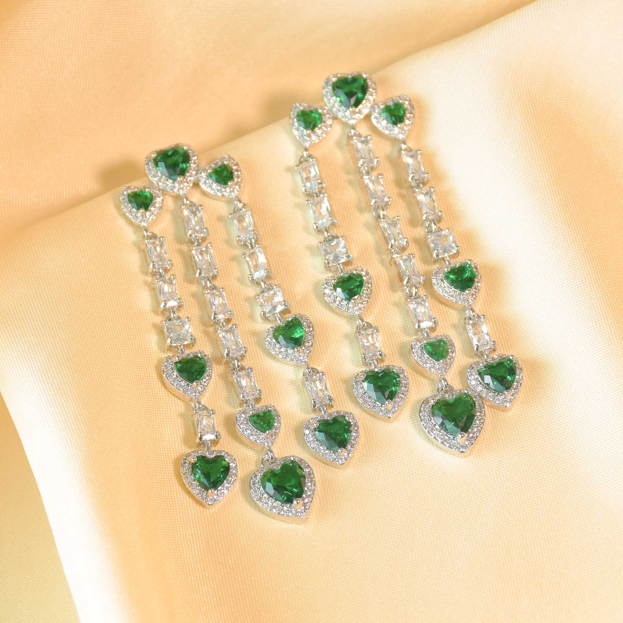 Heartfelt Glam Earrings