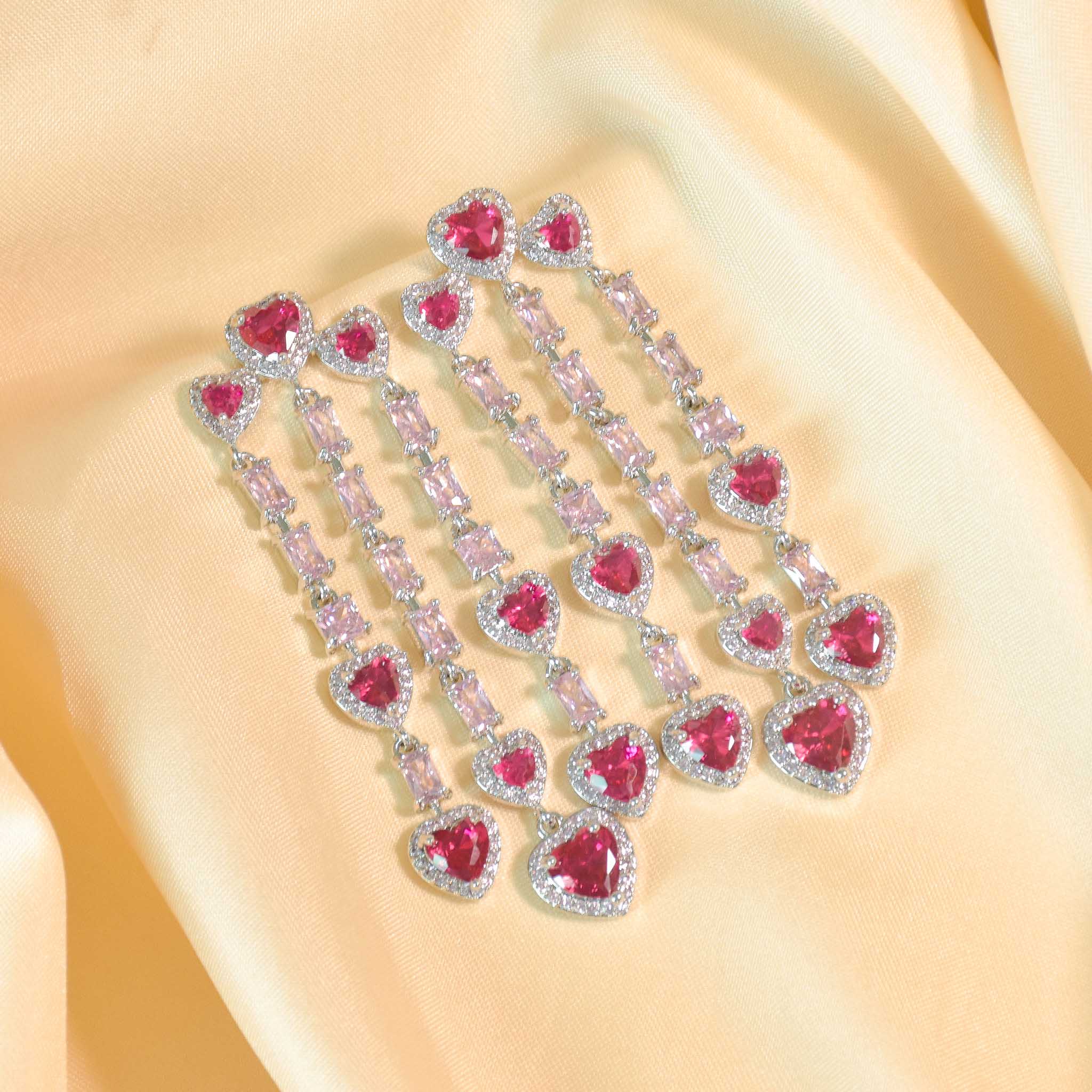 Heartfelt Glam Earrings