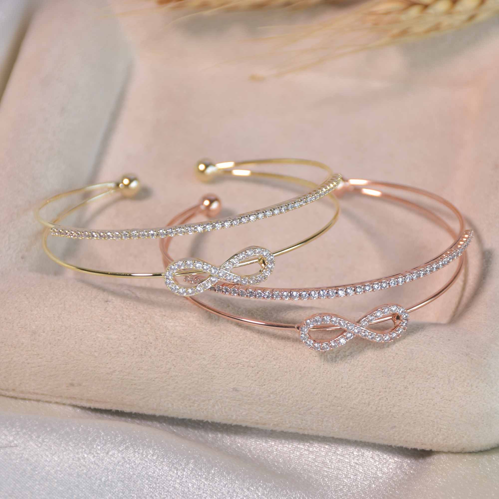 Structural Infinity Bangle