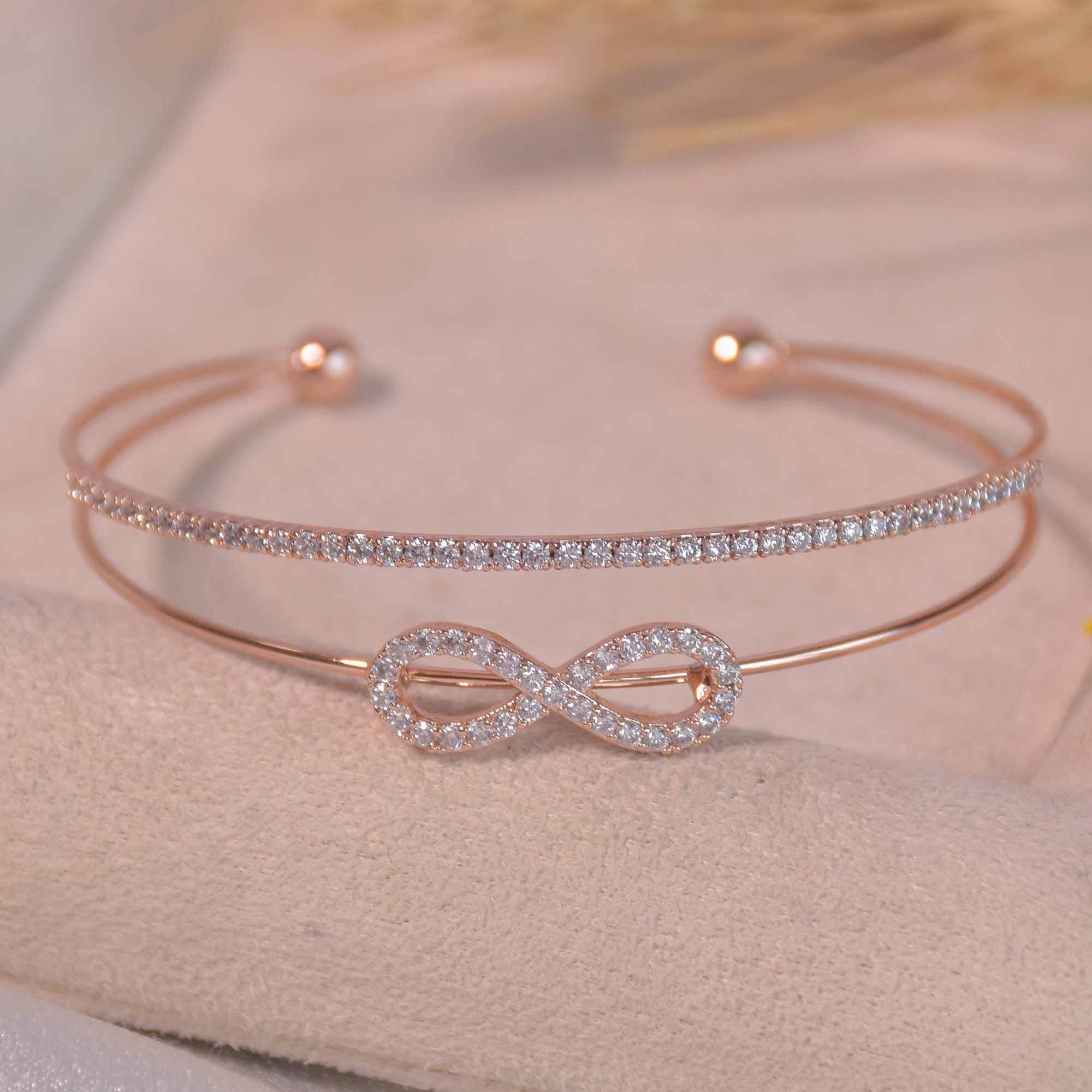 Structural Infinity Bangle