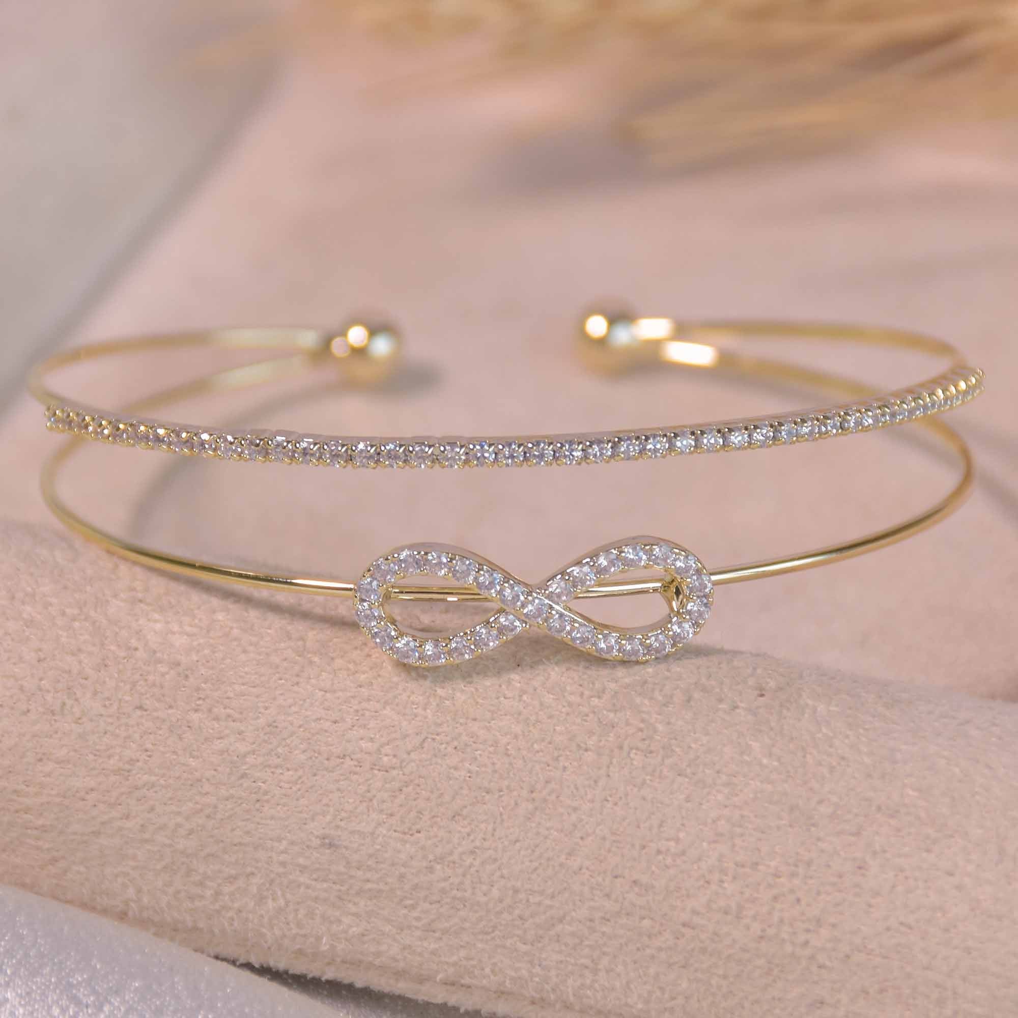 Structural Infinity Bangle