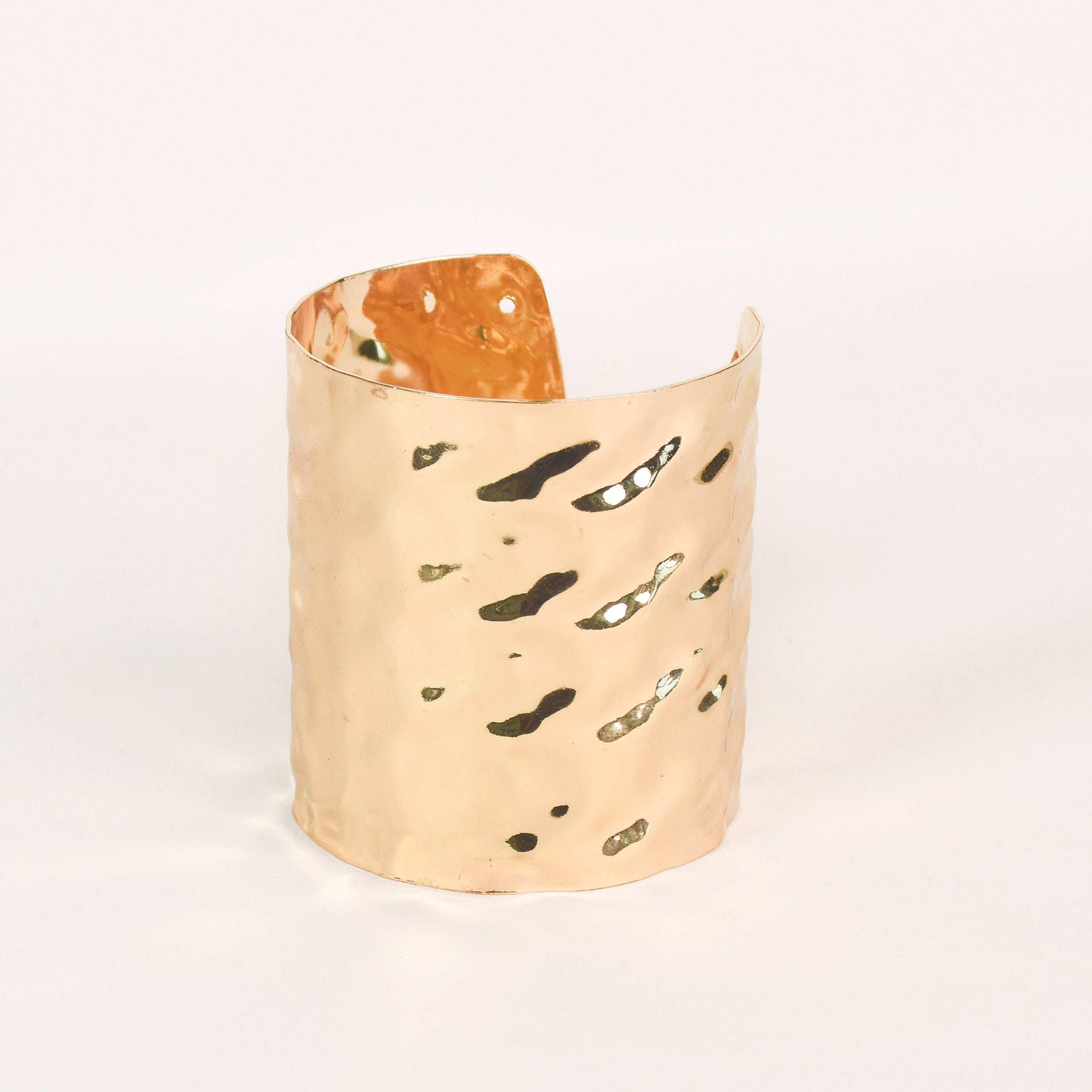 Textured Statement Cuff Bangle