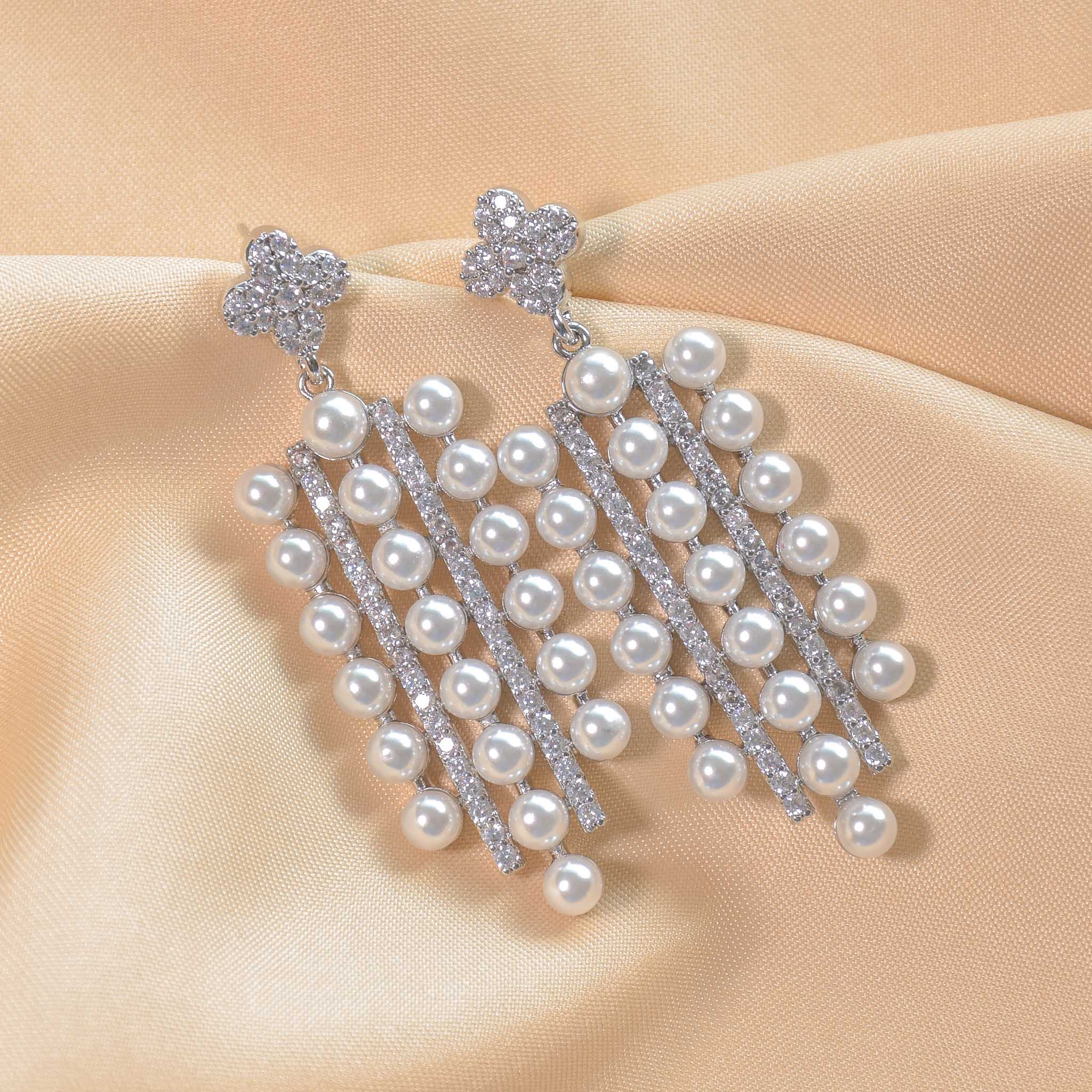 Pearl Cascade Earrings