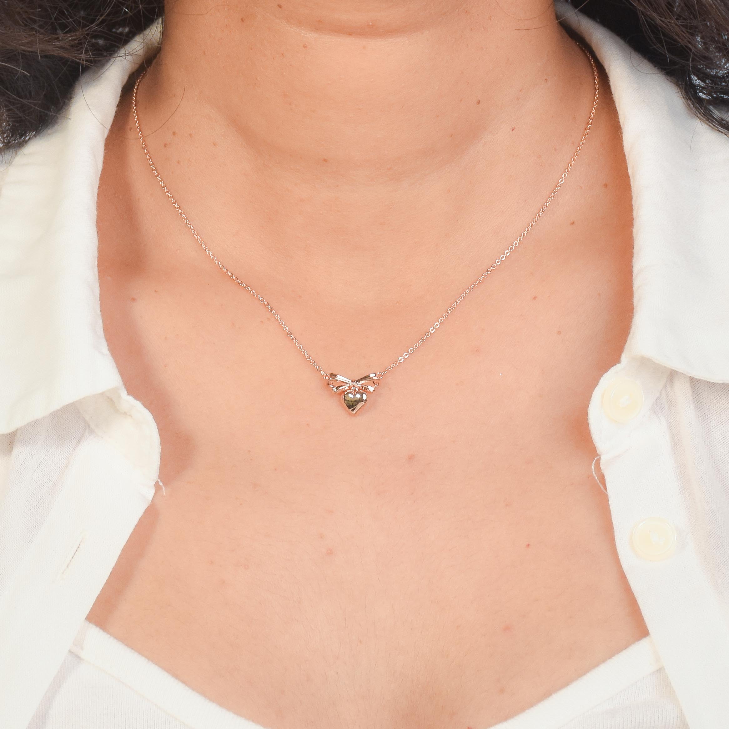 Sweetheart Bow Necklace