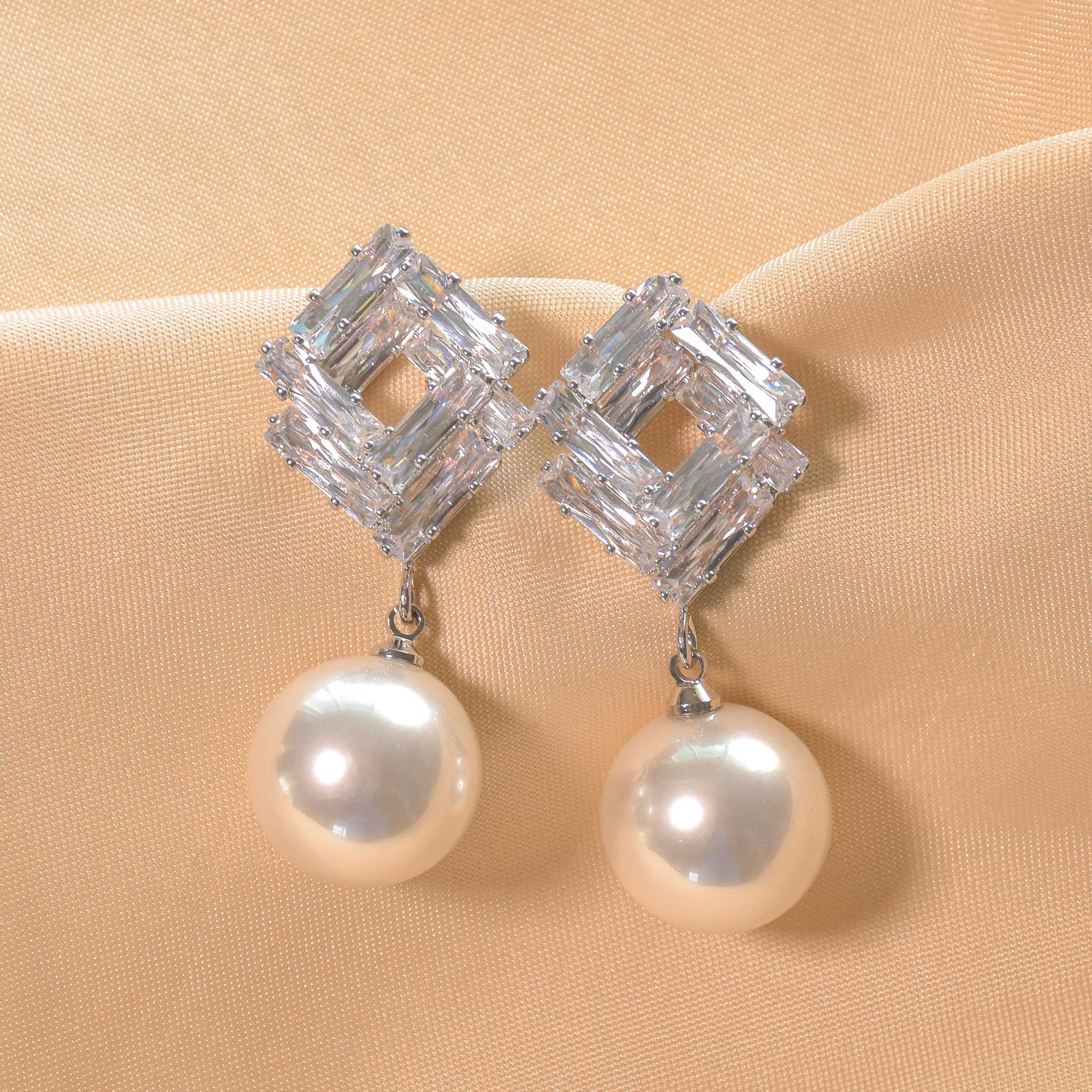 Square Veil Earring