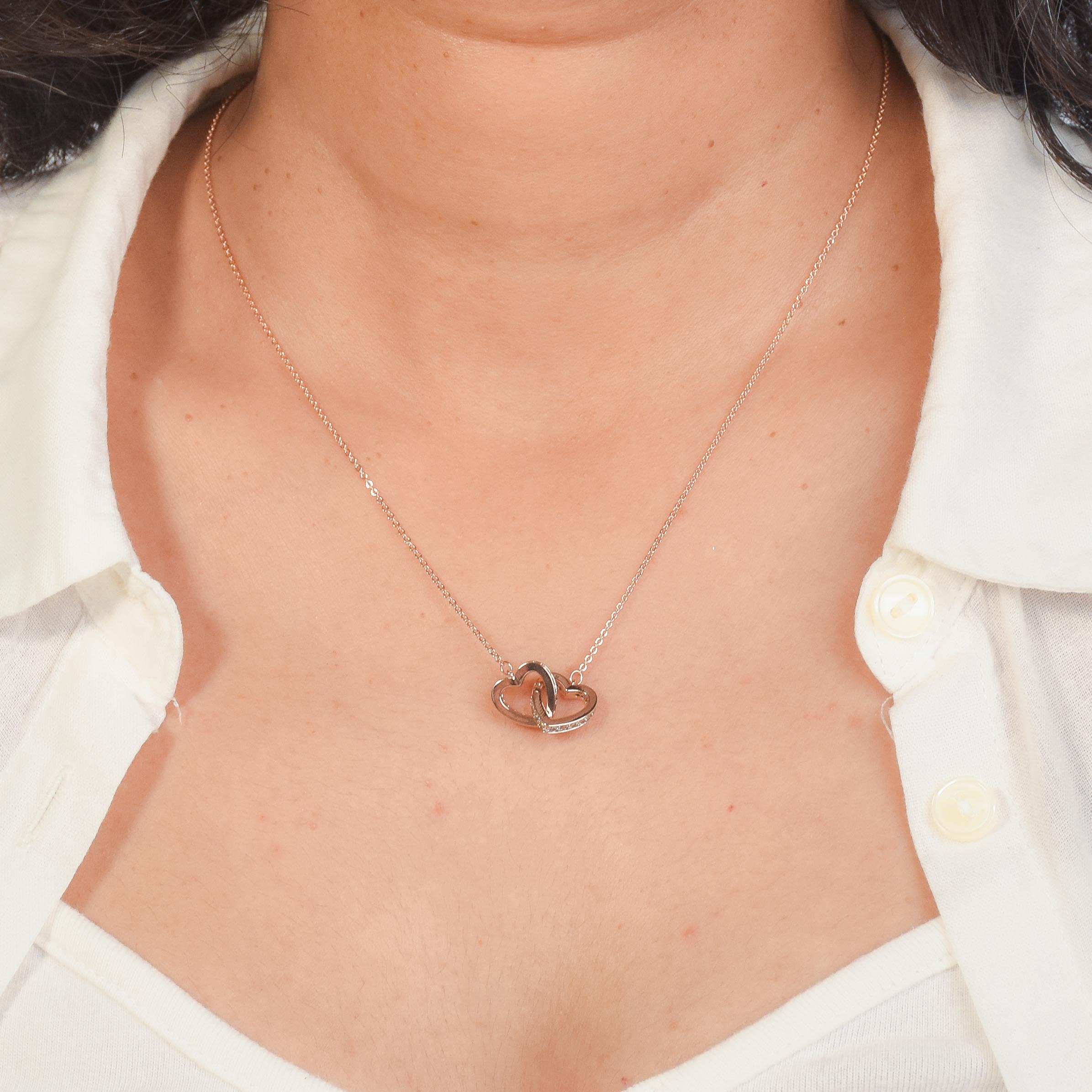 Interlock Heart Necklace