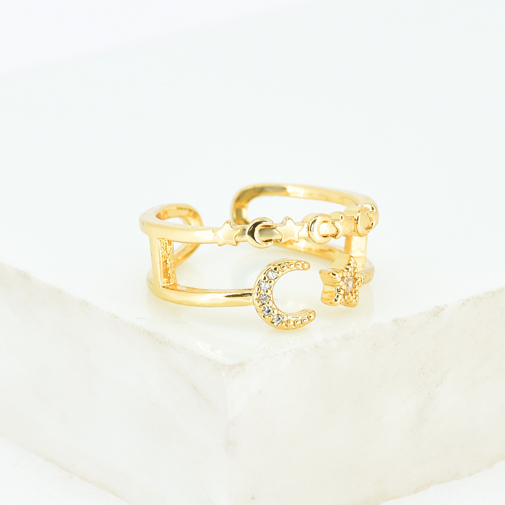 Starlight Embrace Ring