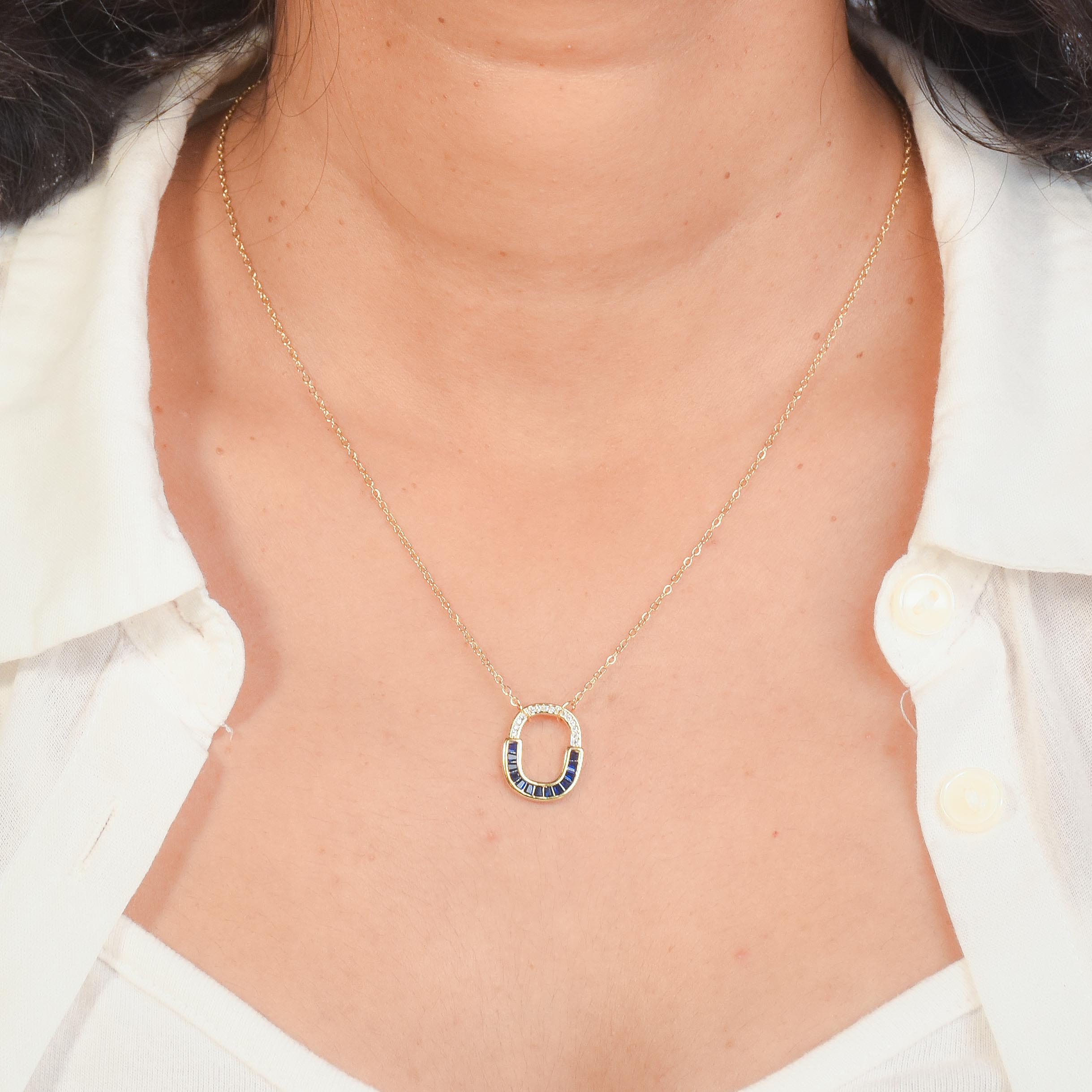 Diamond Arc Necklace