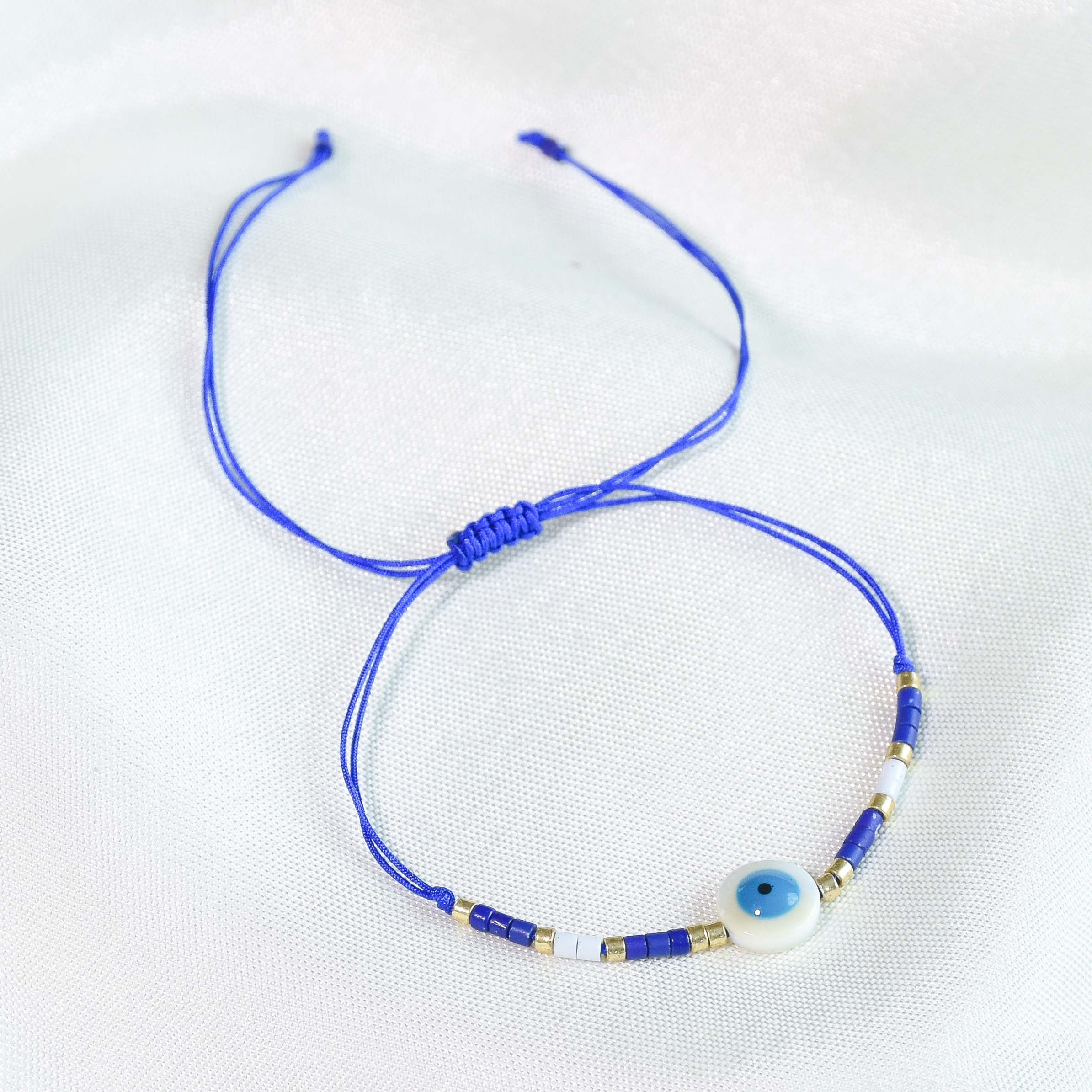 Evil Eye Rakhi Bracelets Set of 6