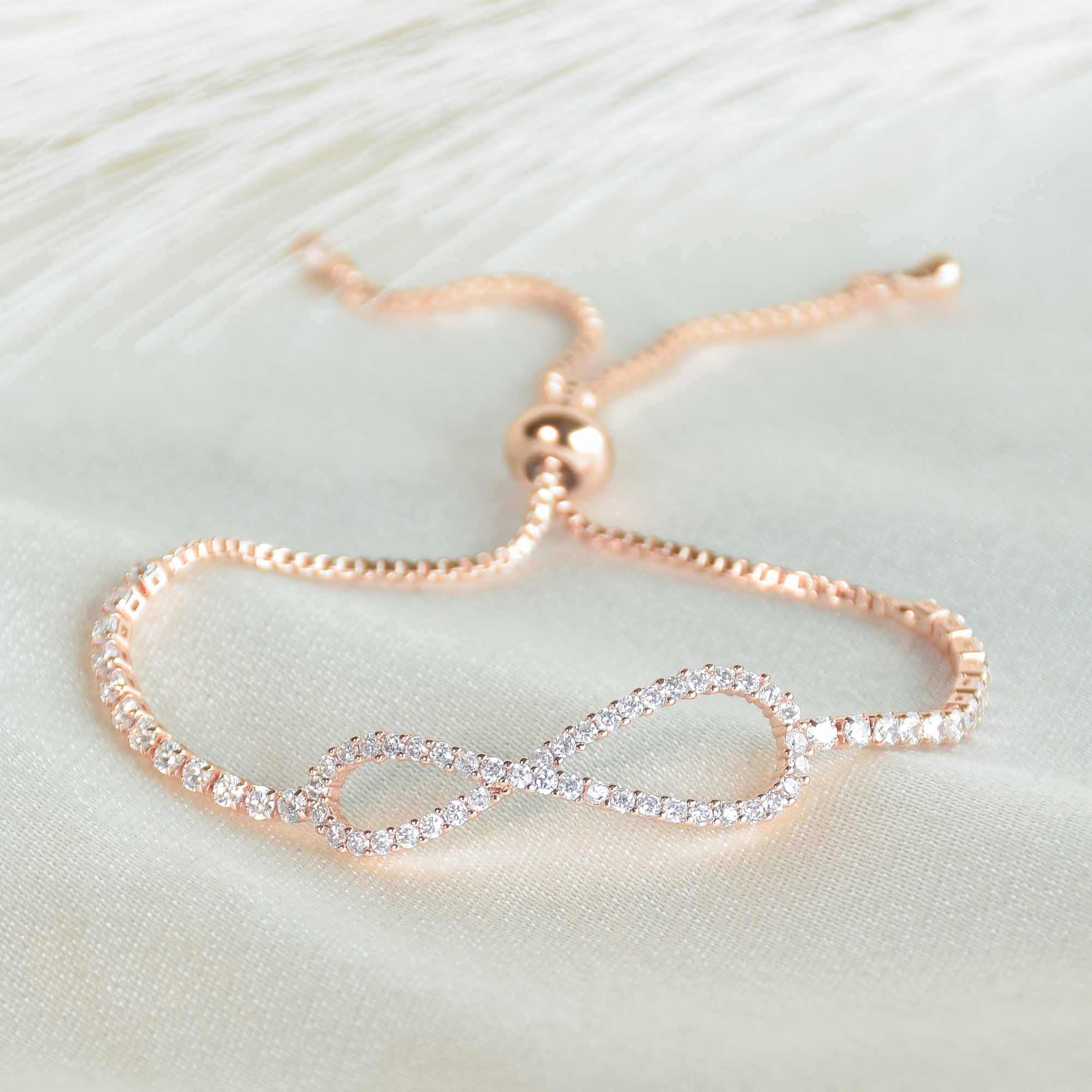 Studded Infinity Bracelet