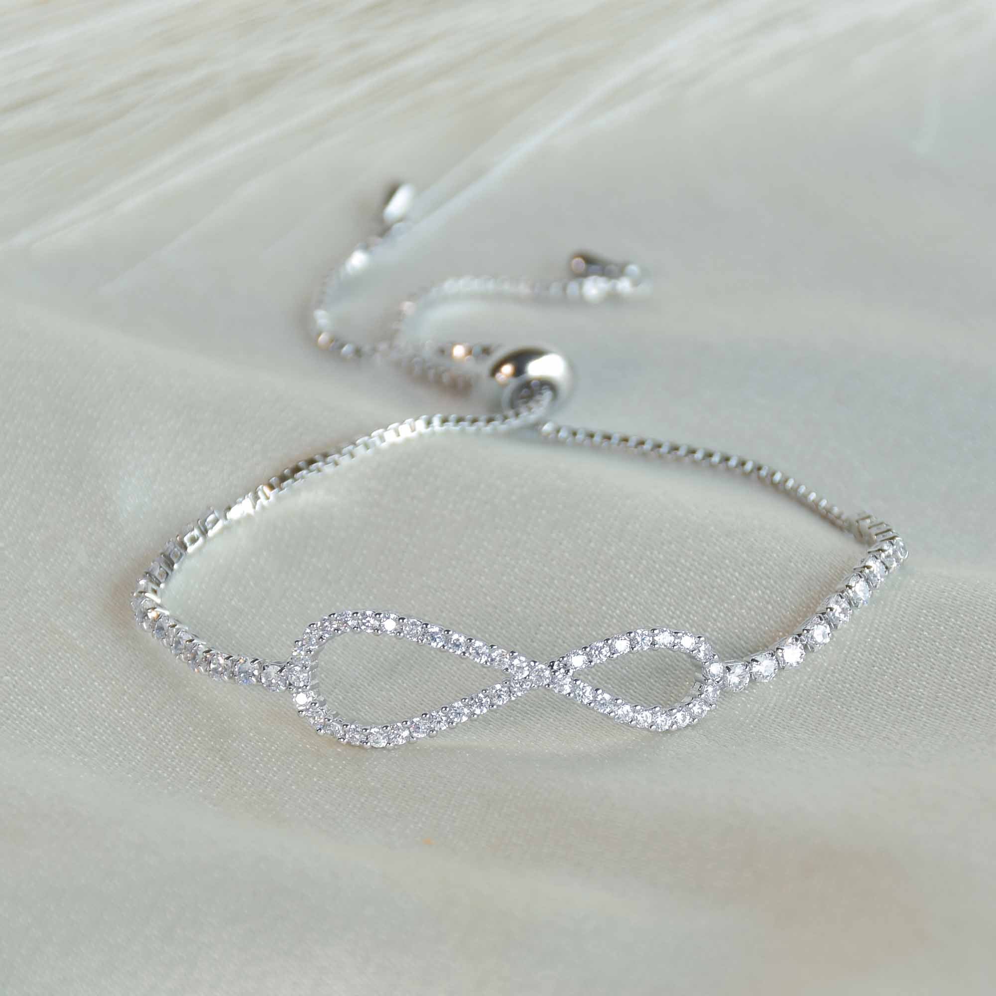 Studded Infinity Bracelet