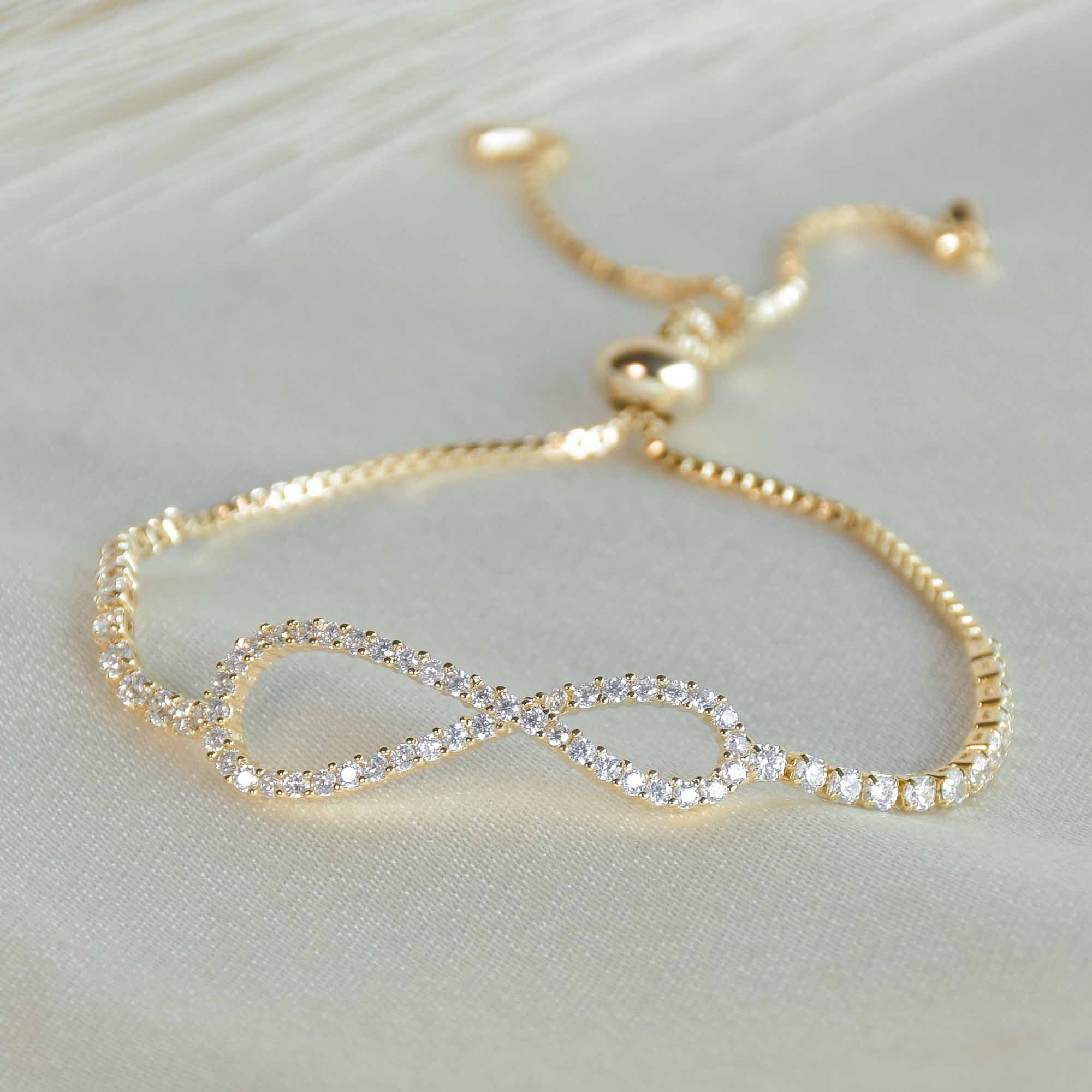 Studded Infinity Bracelet