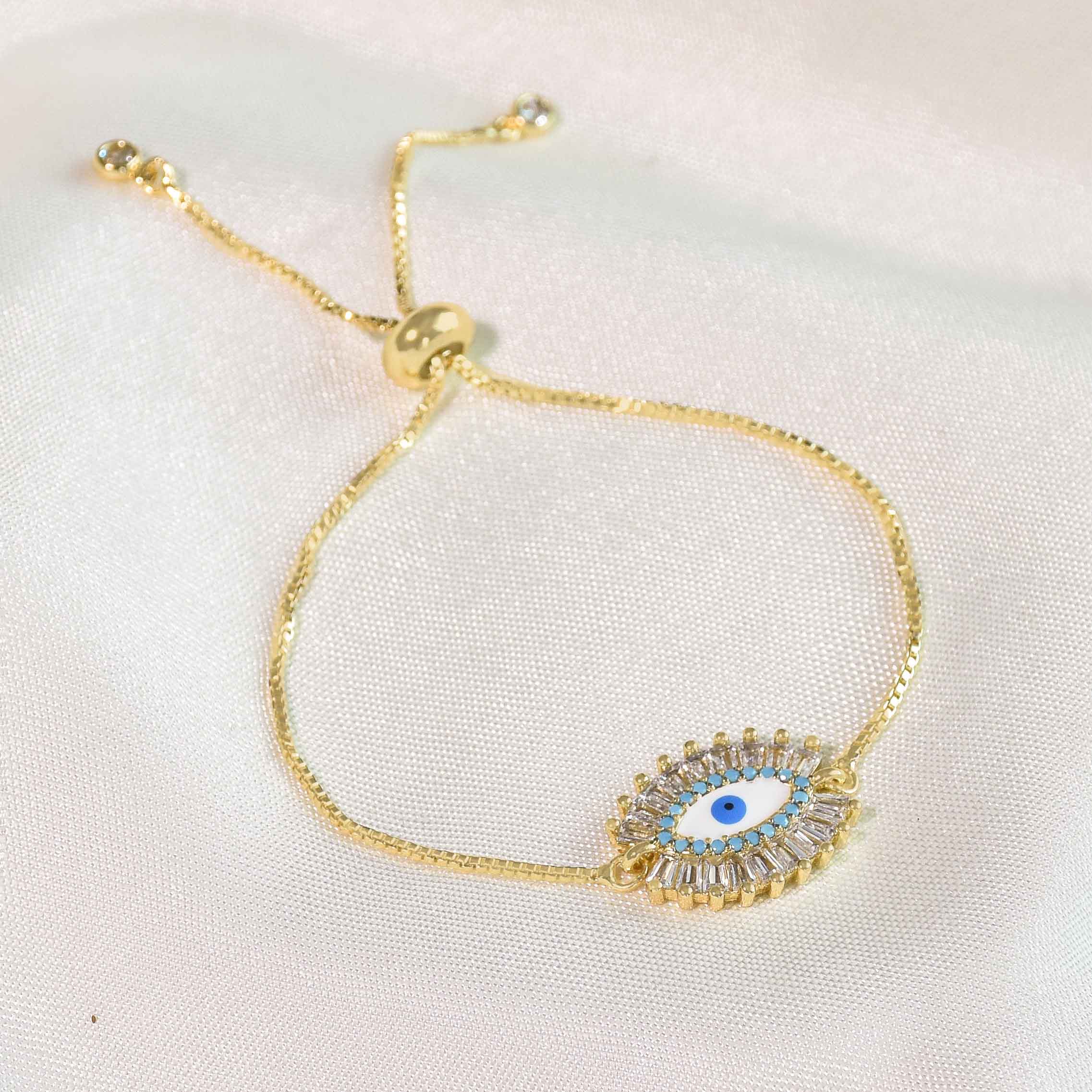 Gazing Evil Eye Bracelet