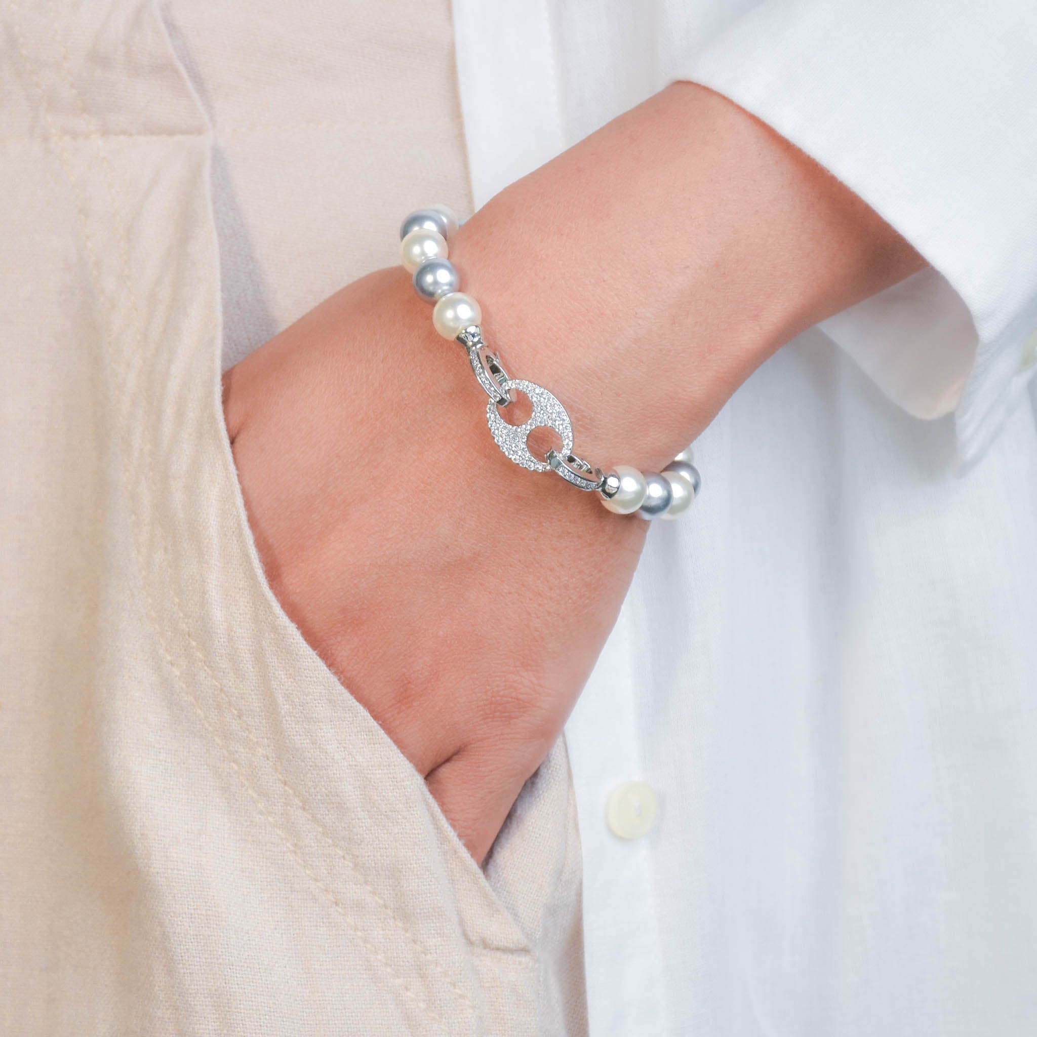 Coastal Pearl Bracelet