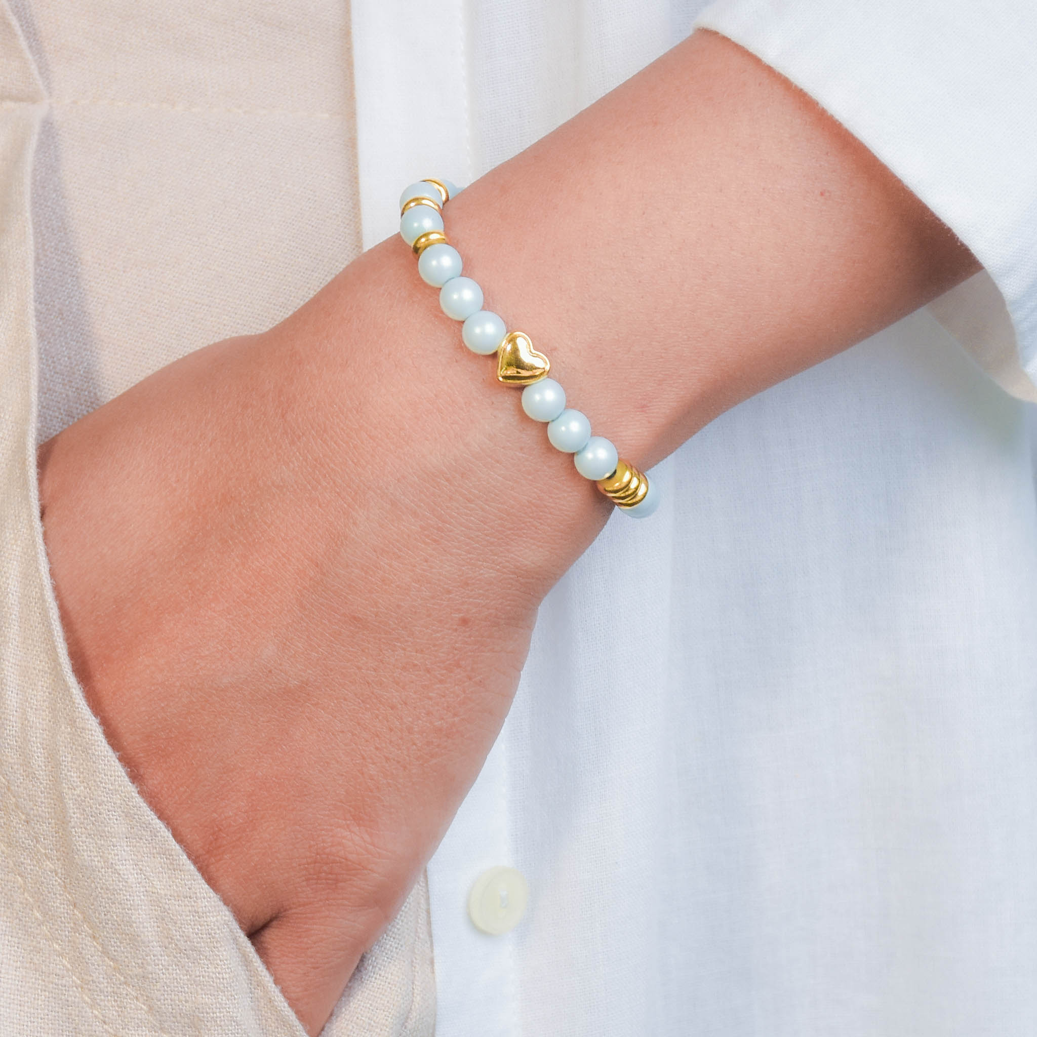 Gilded Heart Bracelet