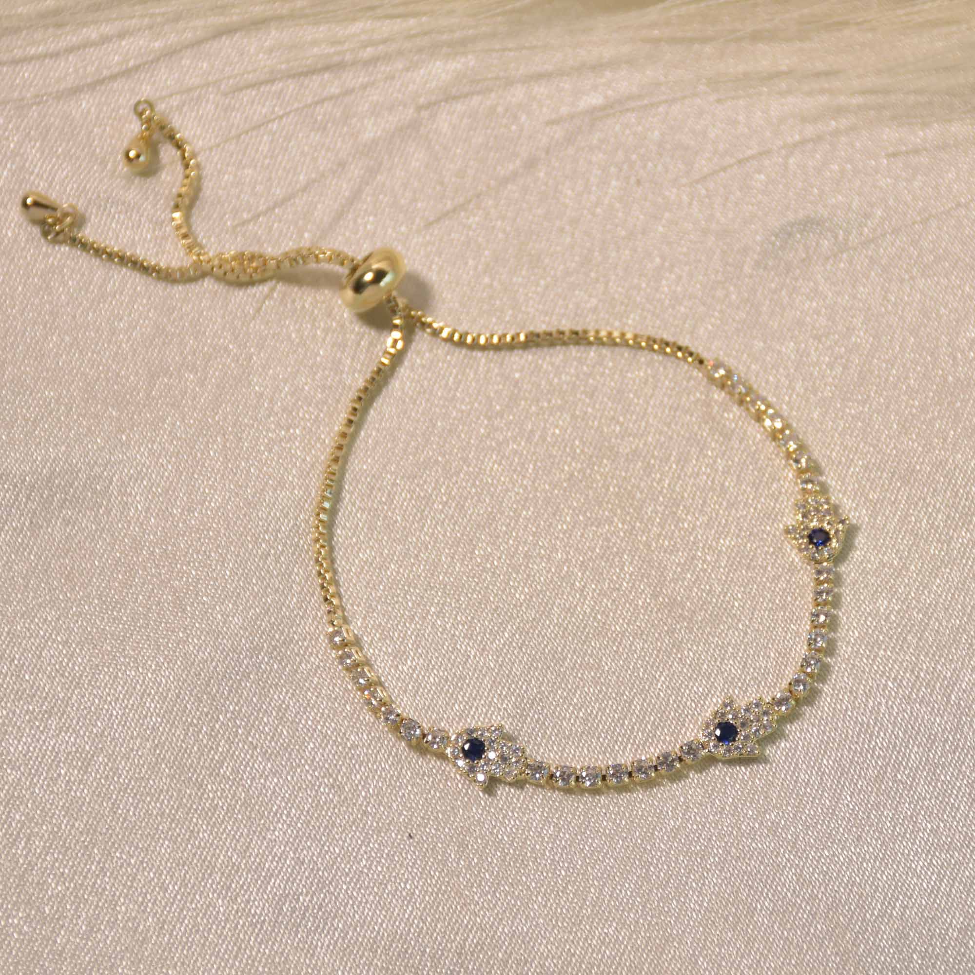 Triple Hamsa Bracelet