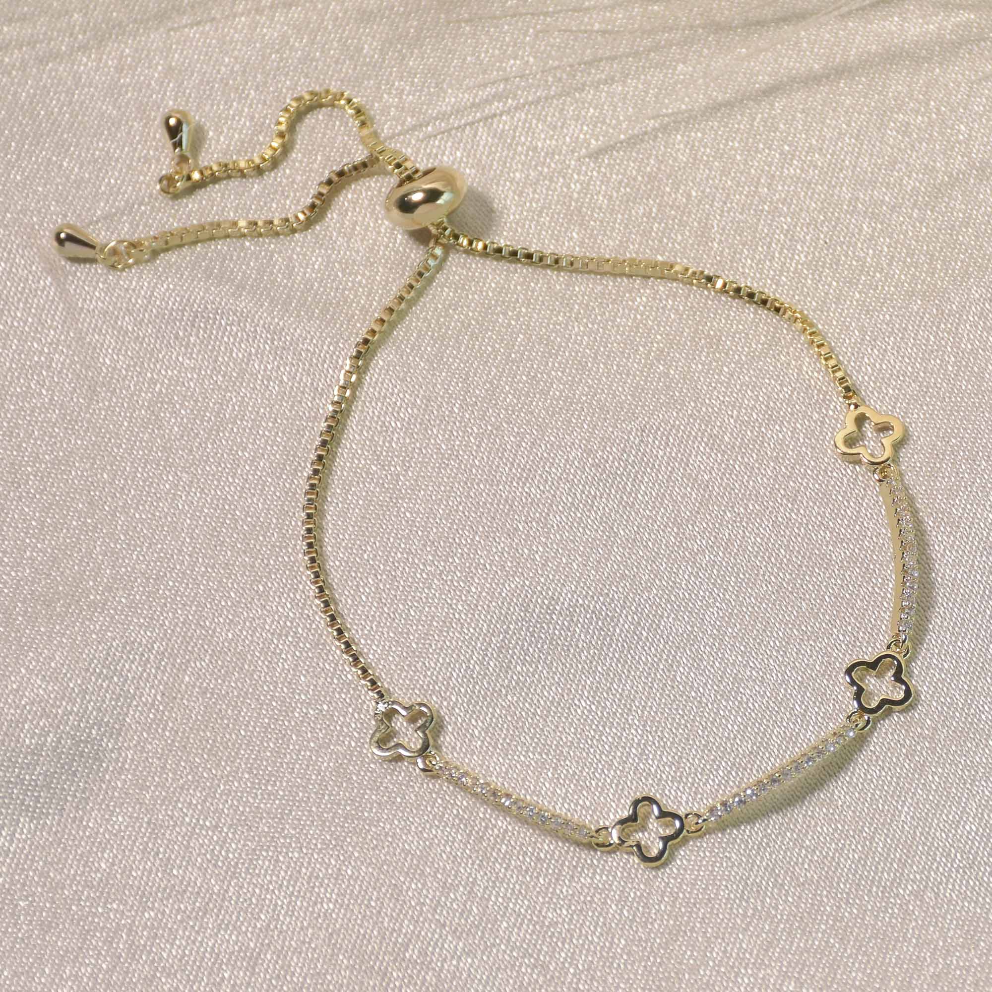 Triple Flower Bracelet