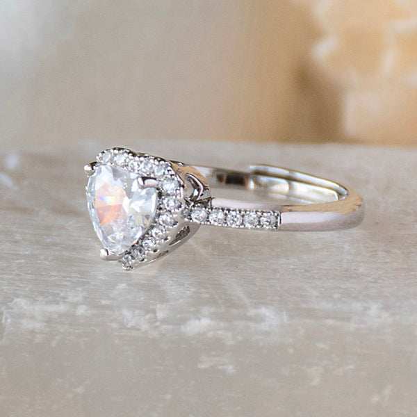 Heart Diamond Ring