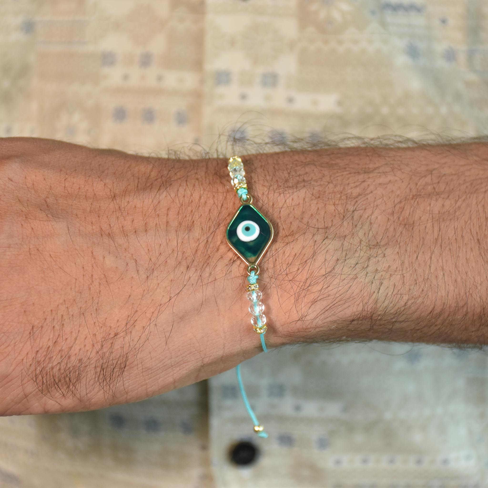 Evil Eye Rakhi Bracelets Set of 6