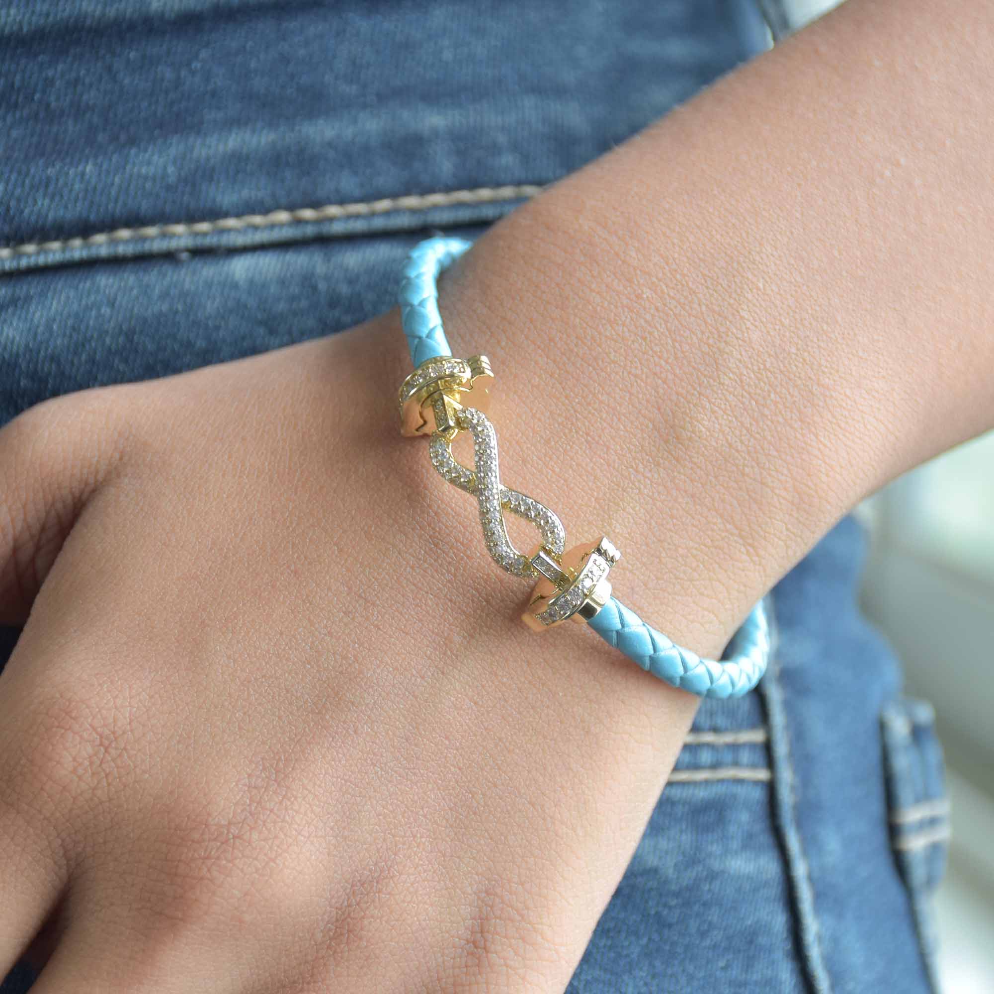 Braided Infinity Bracelet