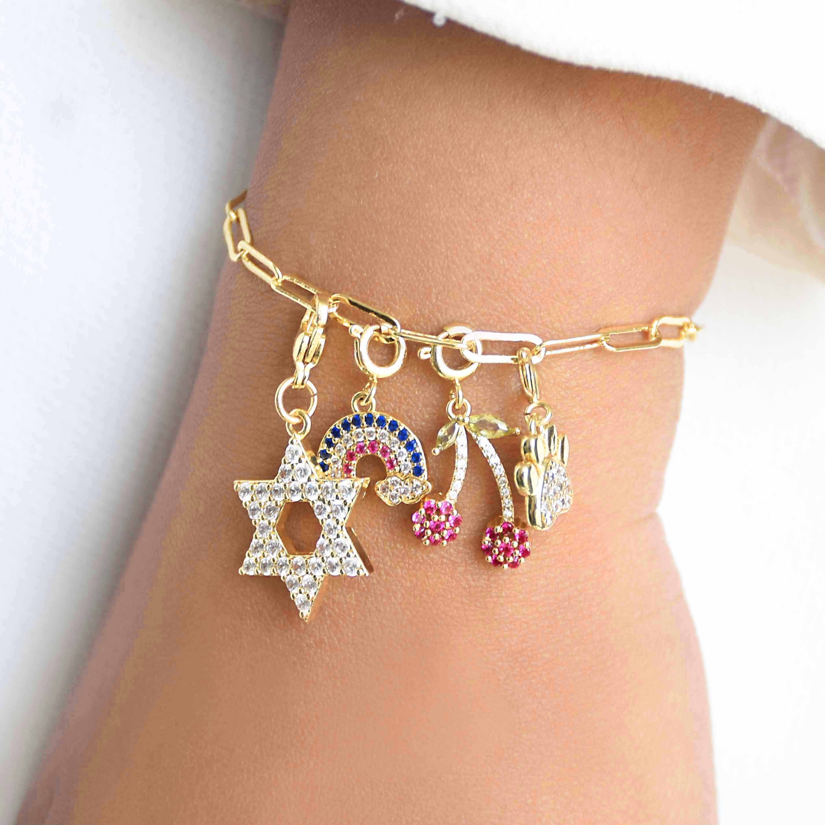 Custom Link Chain Bracelet / Necklace | Build Your Own Charm Story