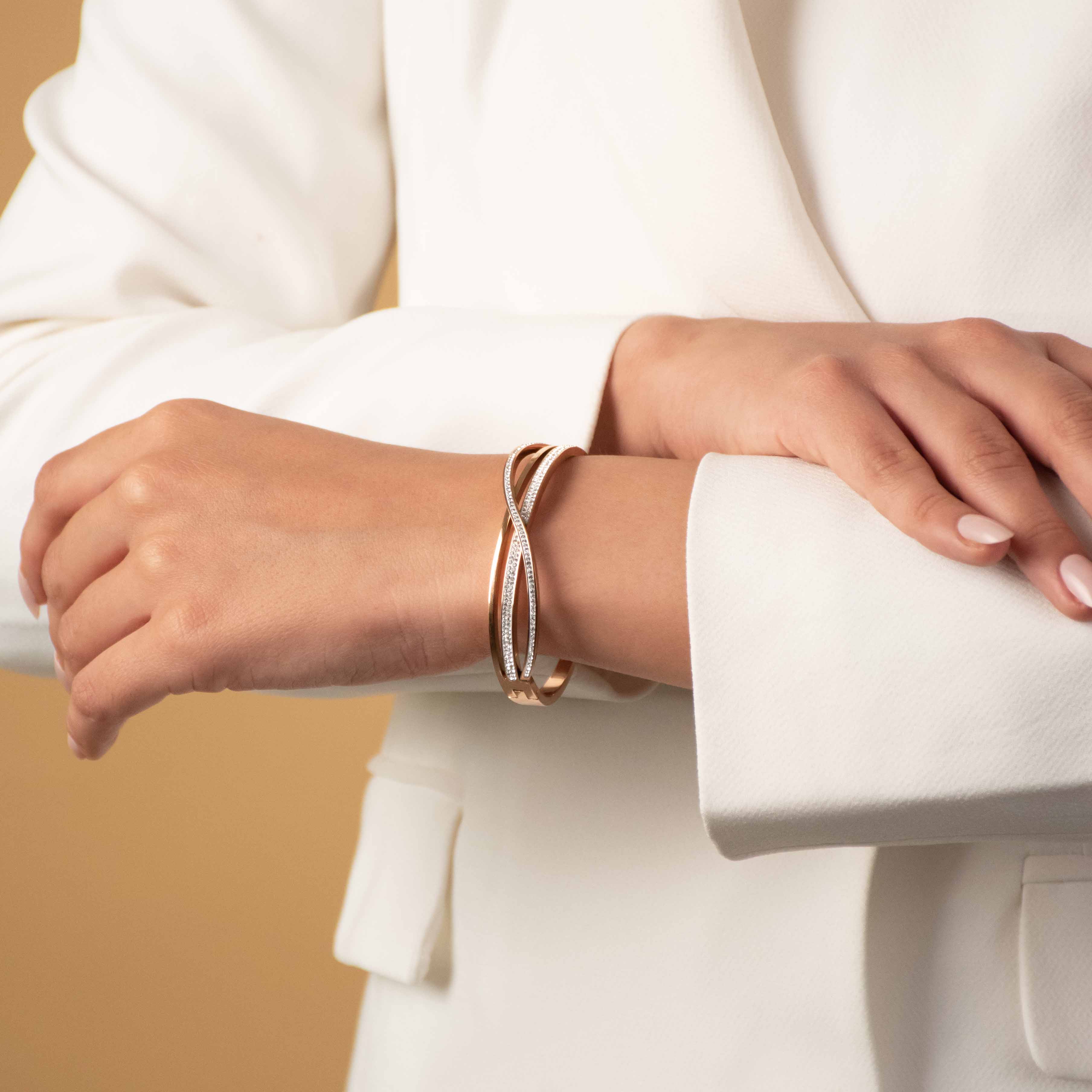 Studded Intervined Bangle