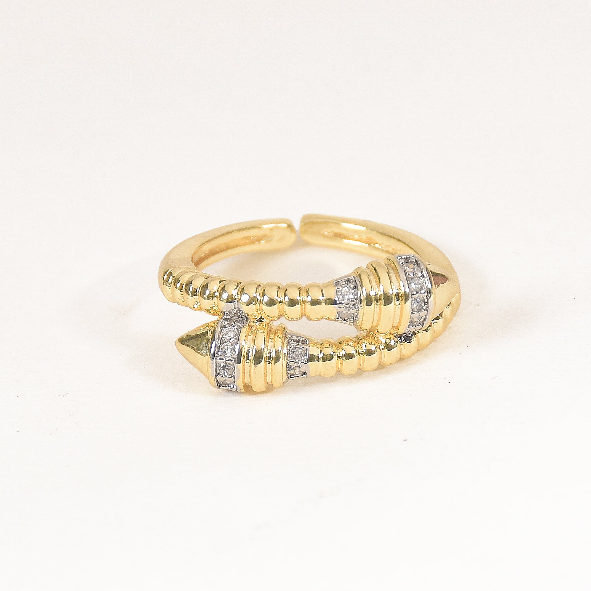 Textured Coil Ring