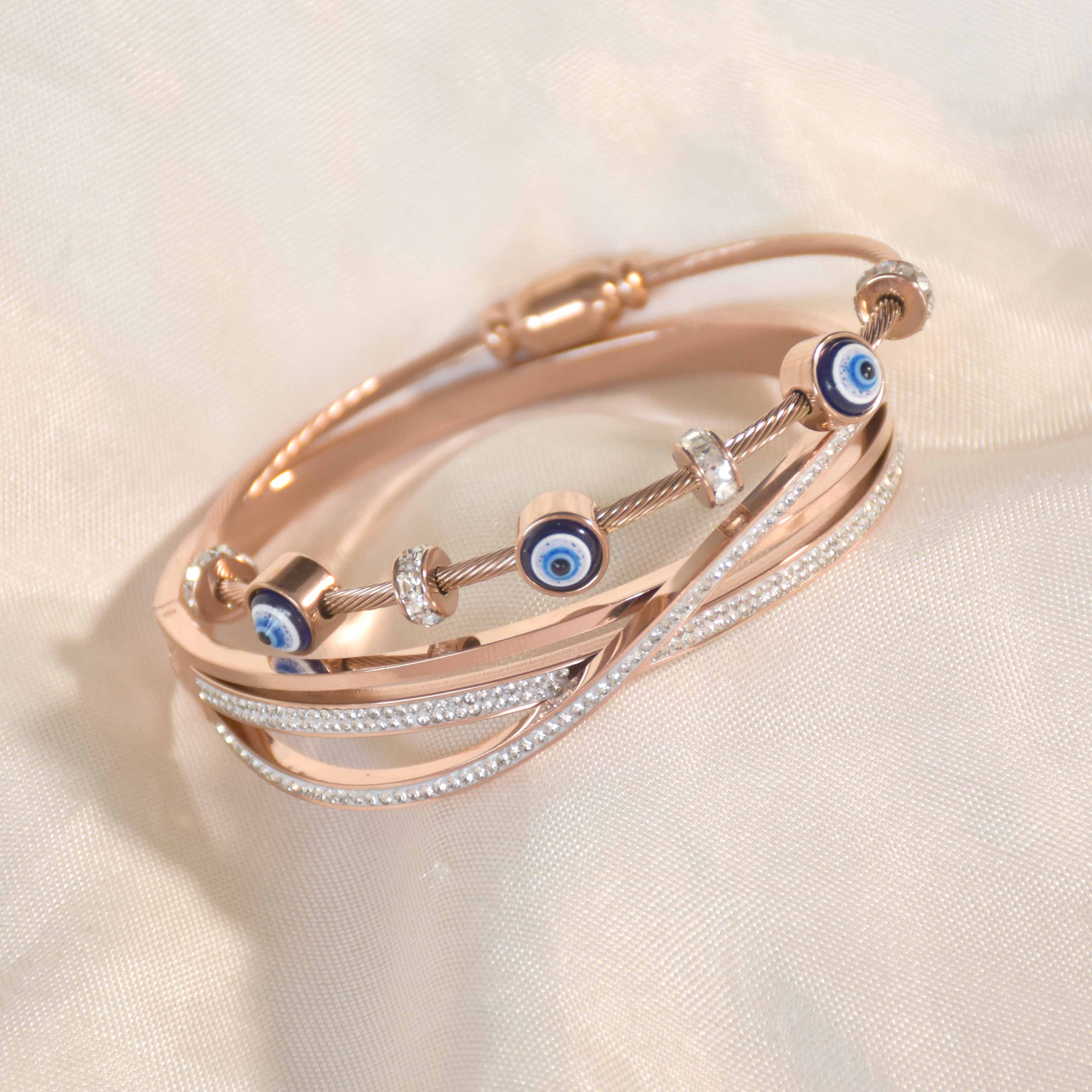 Shimmering Rosegold stack