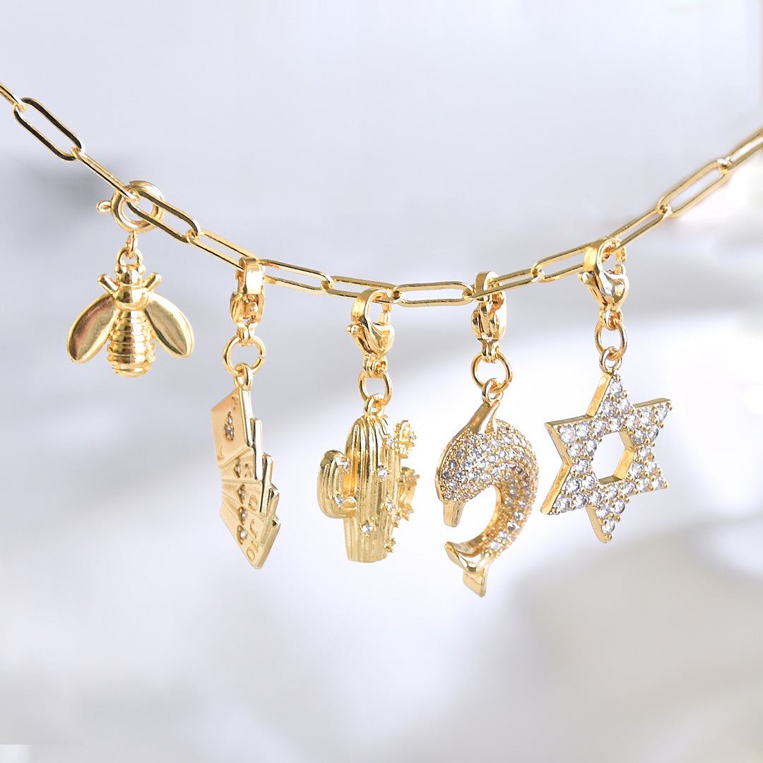 Custom Link Chain Bracelet / Necklace | Build Your Own Charm Story