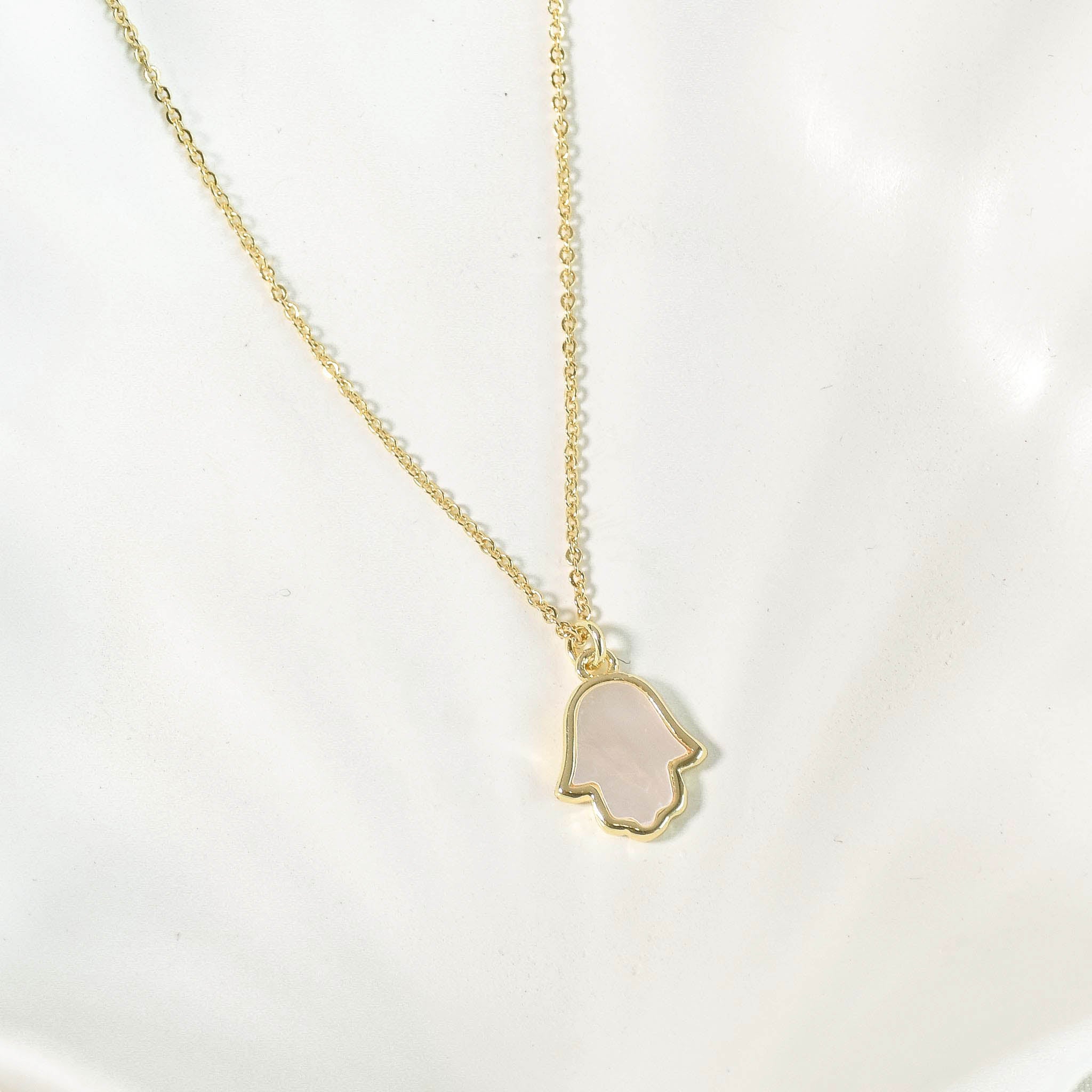 Hamsa Charm Necklace