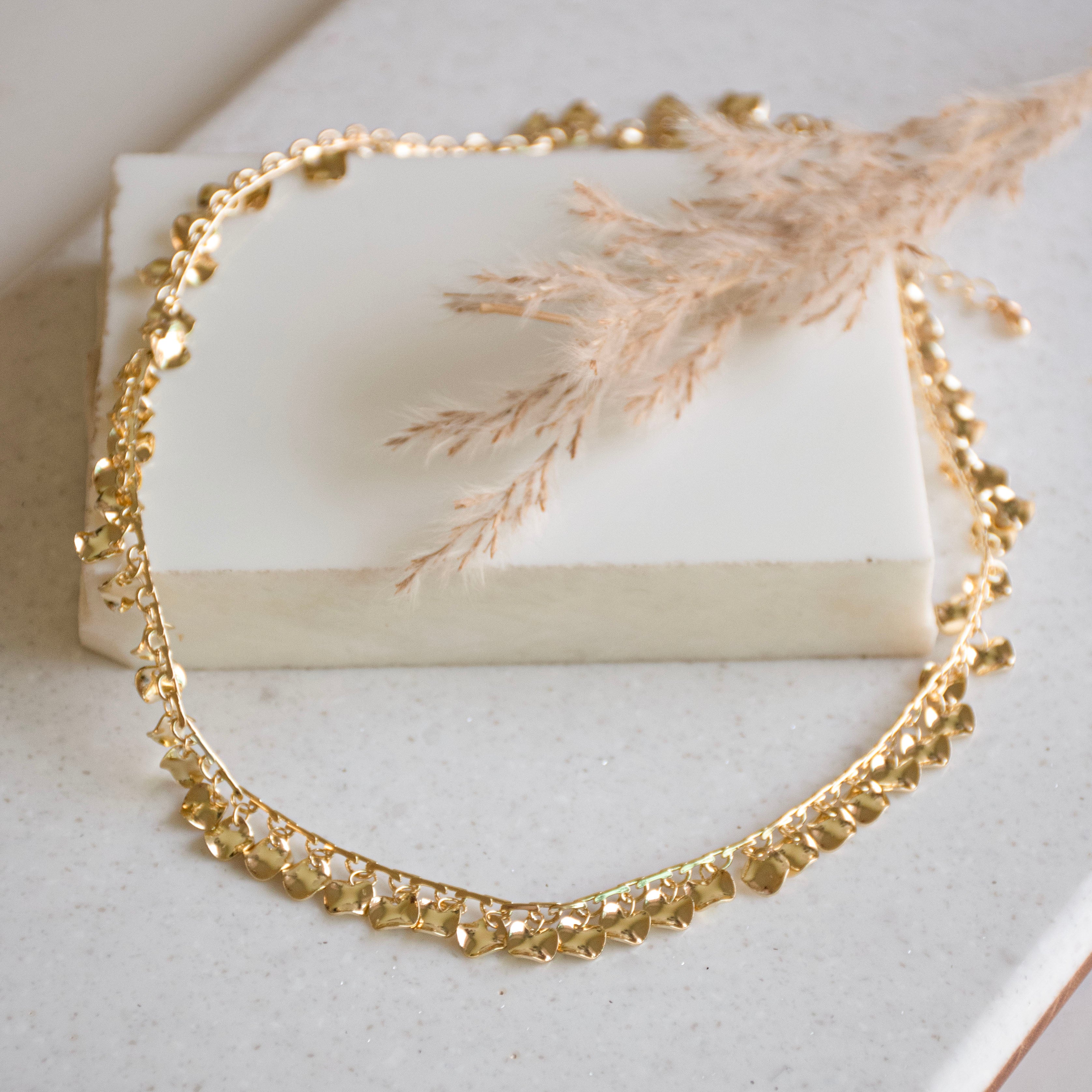 Gilded Jingle Chic Necklace