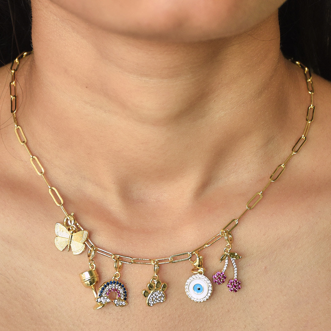 Custom Link Chain Bracelet / Necklace | Build Your Own Charm Story