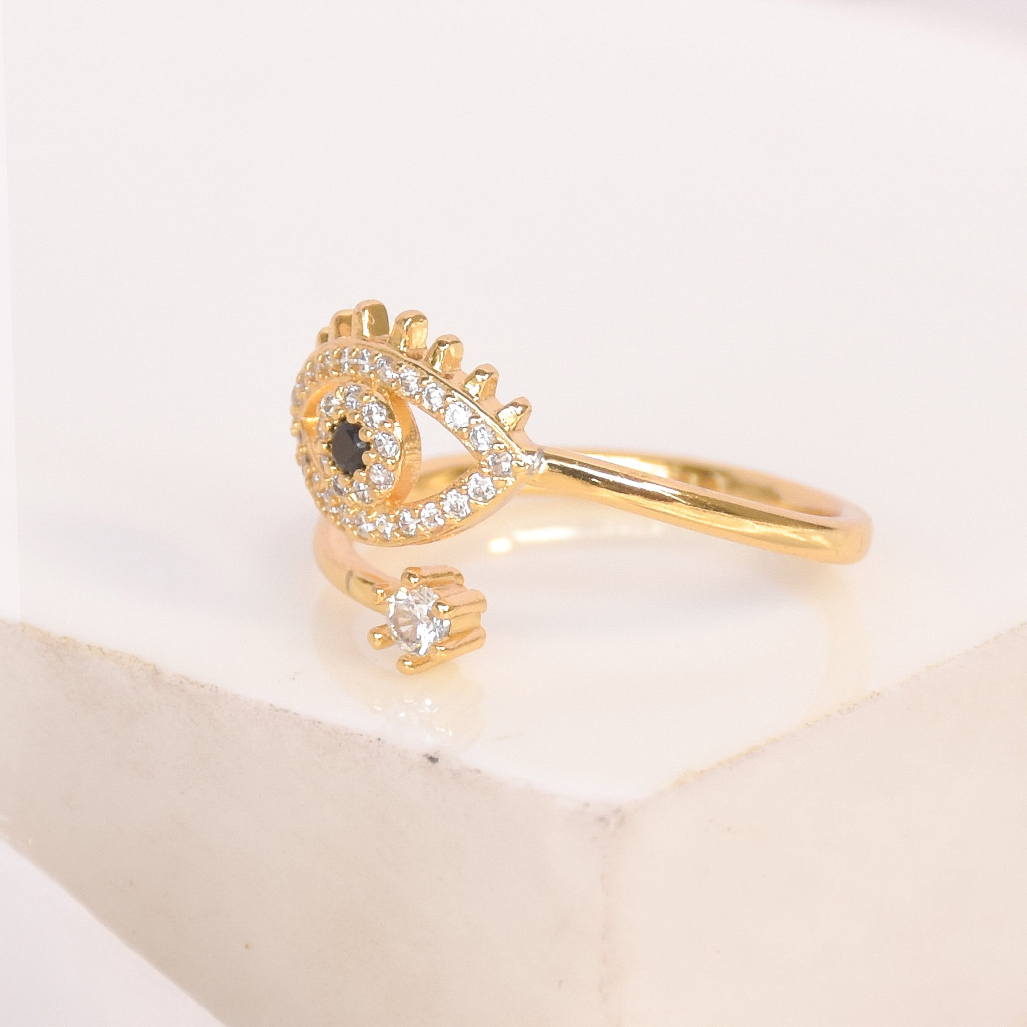 Dazzle Evil Eye Blink Ring